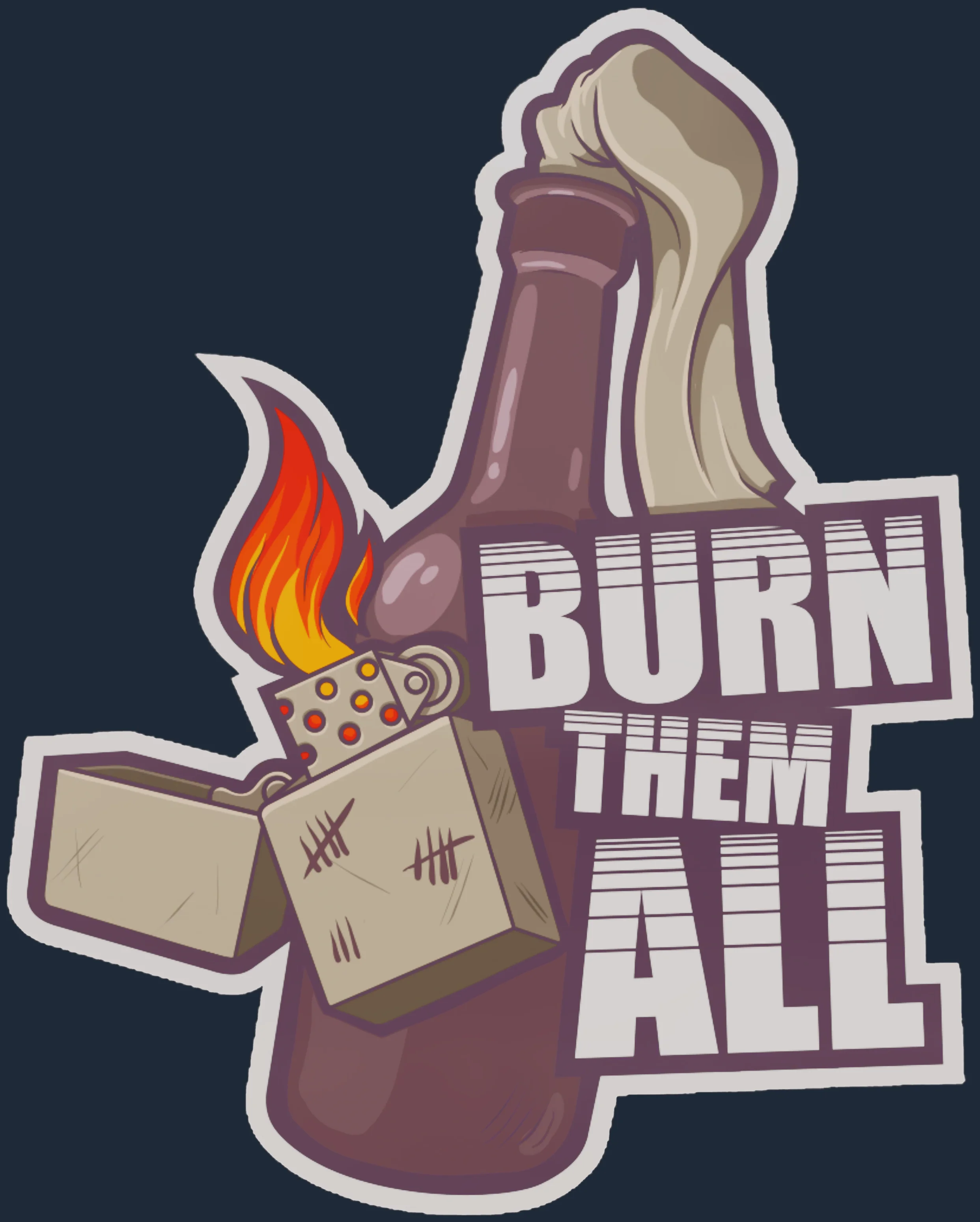 Sticker | Burn Them All Image