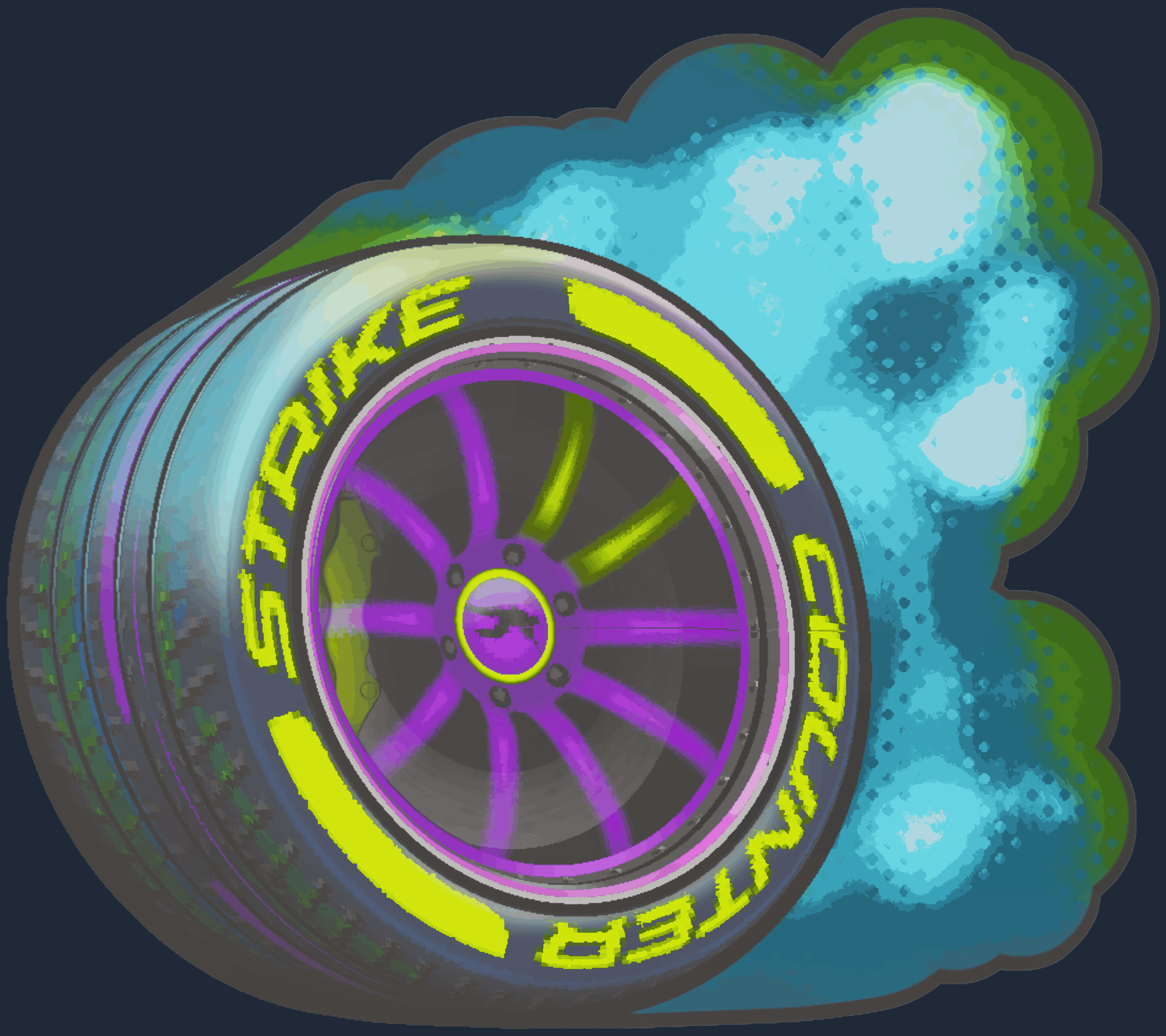 Sticker | Burnout (Lenticular) Image