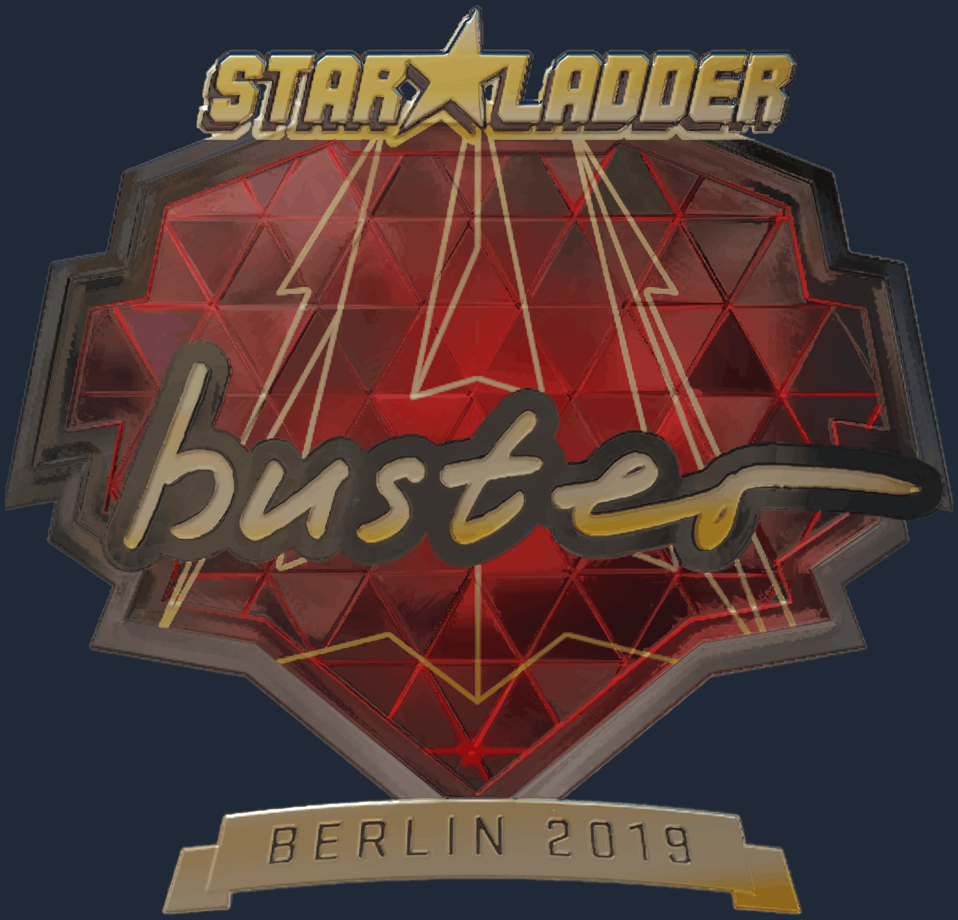 Sticker | buster (Gold) | Berlin 2019 Image