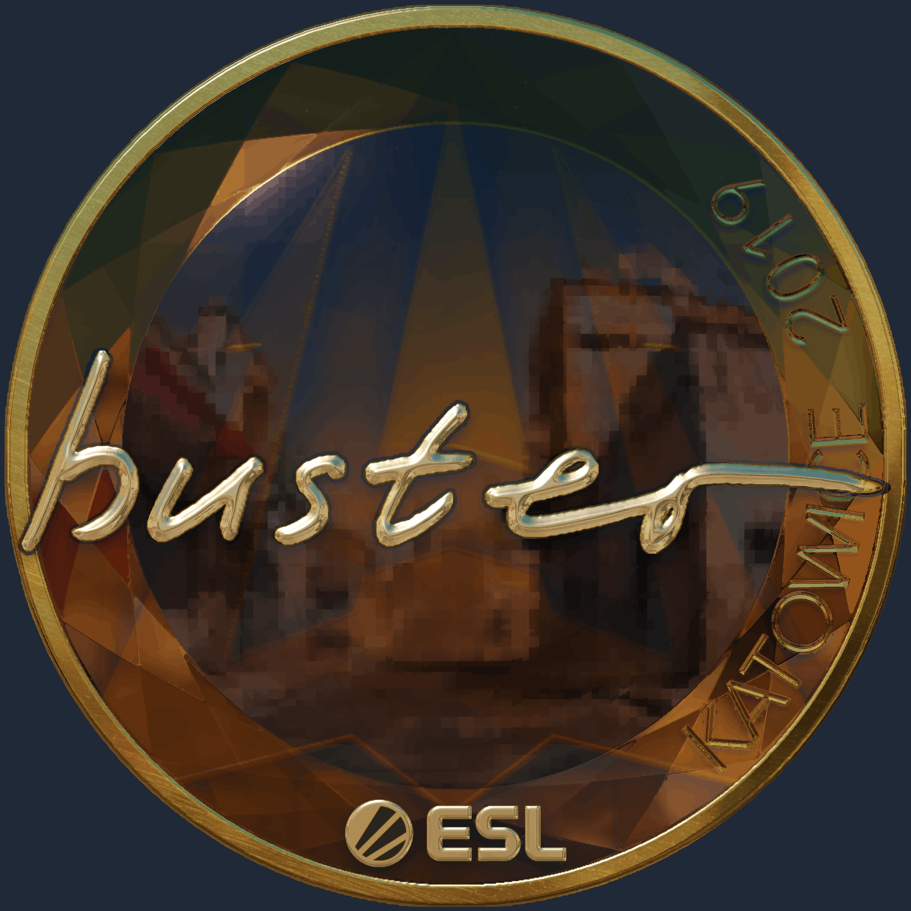 Sticker | buster (Gold) | Katowice 2019 Image
