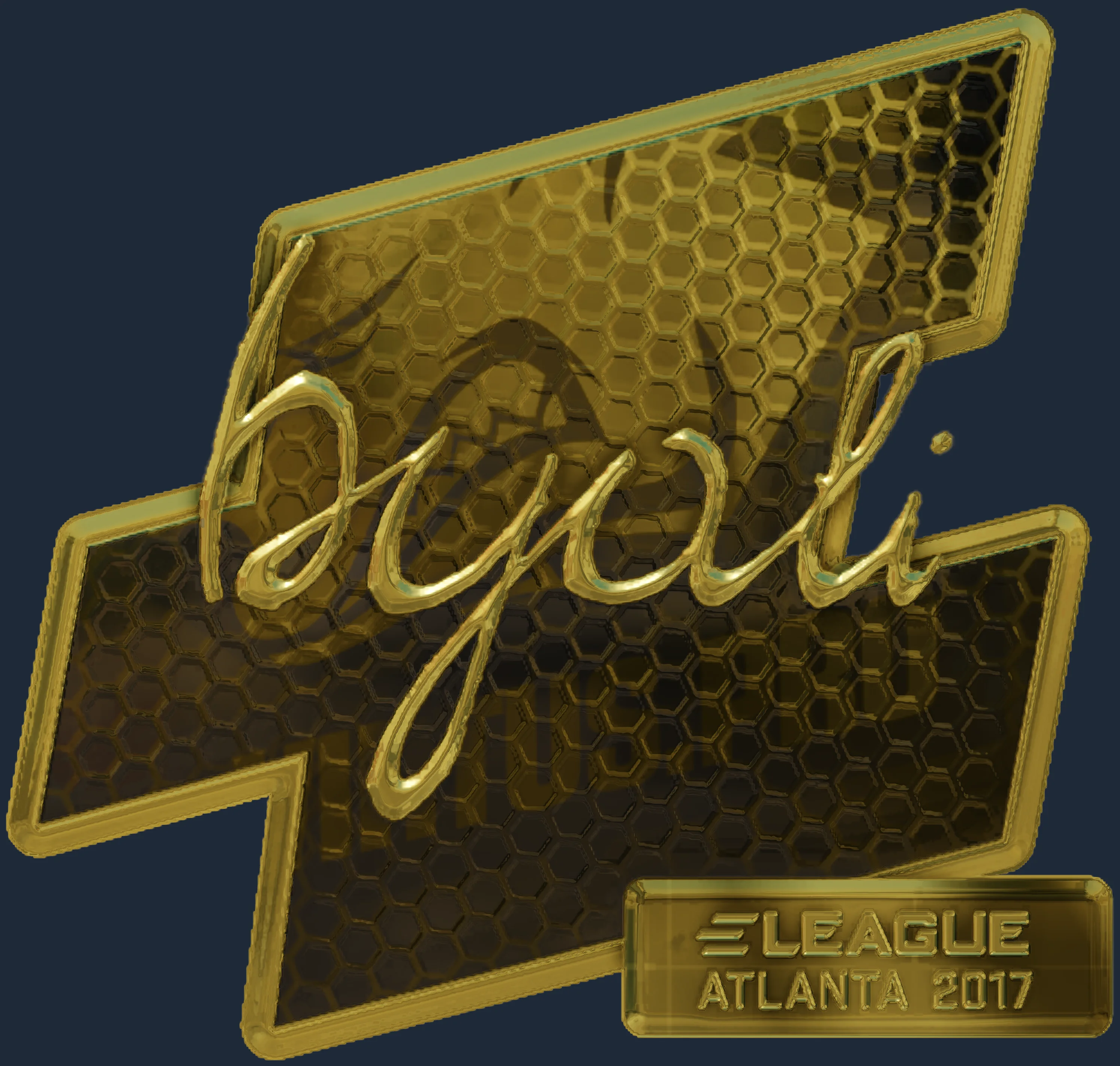 Sticker | byali (Gold) | Atlanta 2017 Image