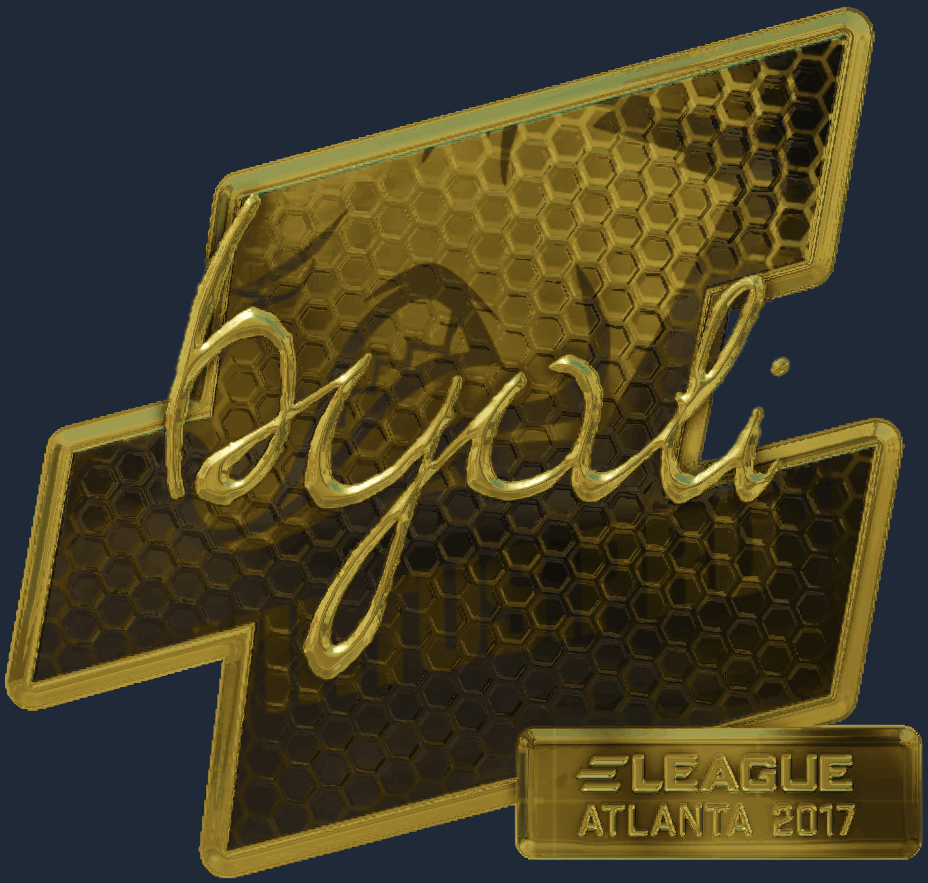 Sticker | byali (Gold) | Atlanta 2017 Image