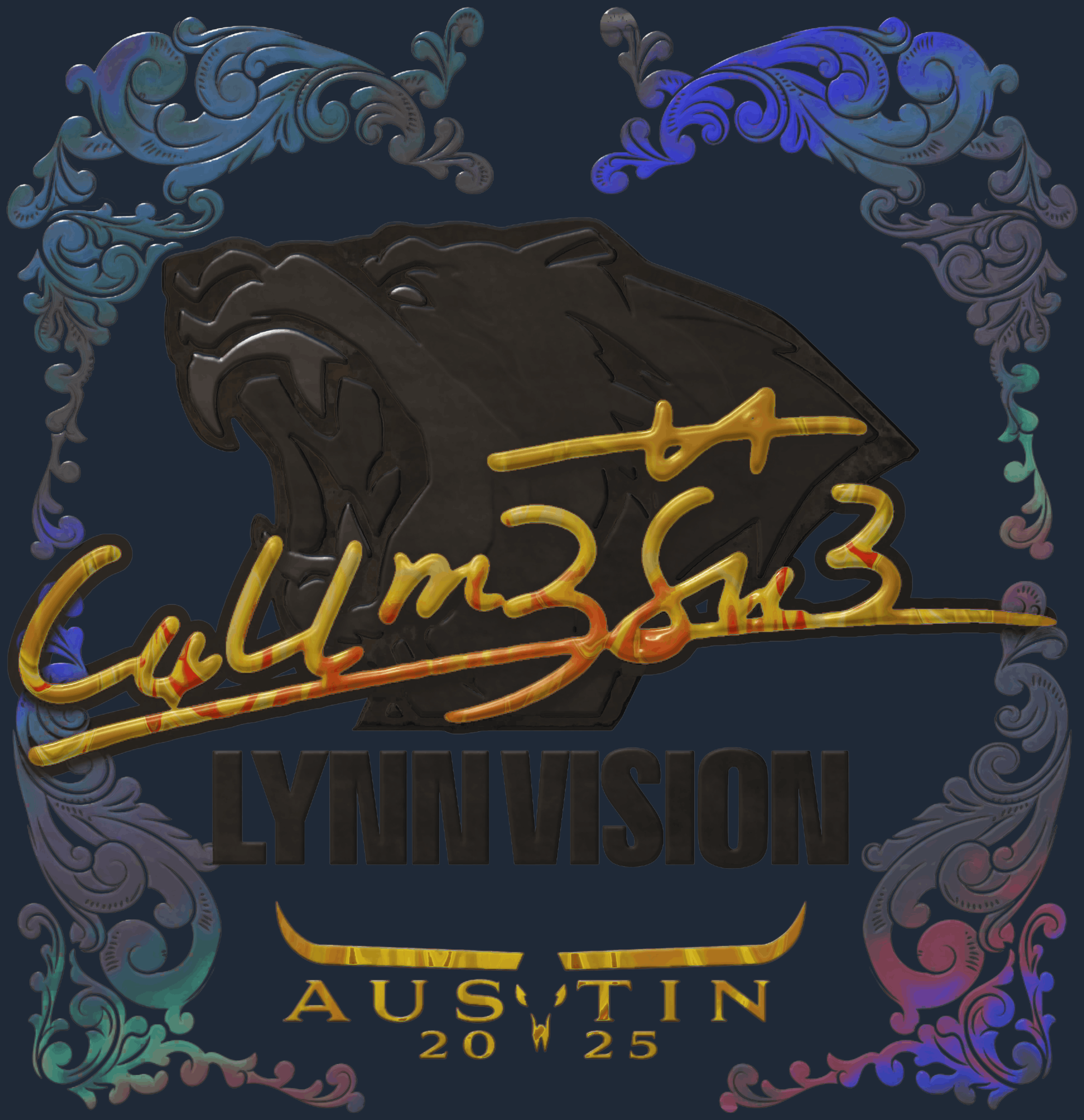Sticker | C4LLM3SU3 (Holo) | Austin 2025 Image
