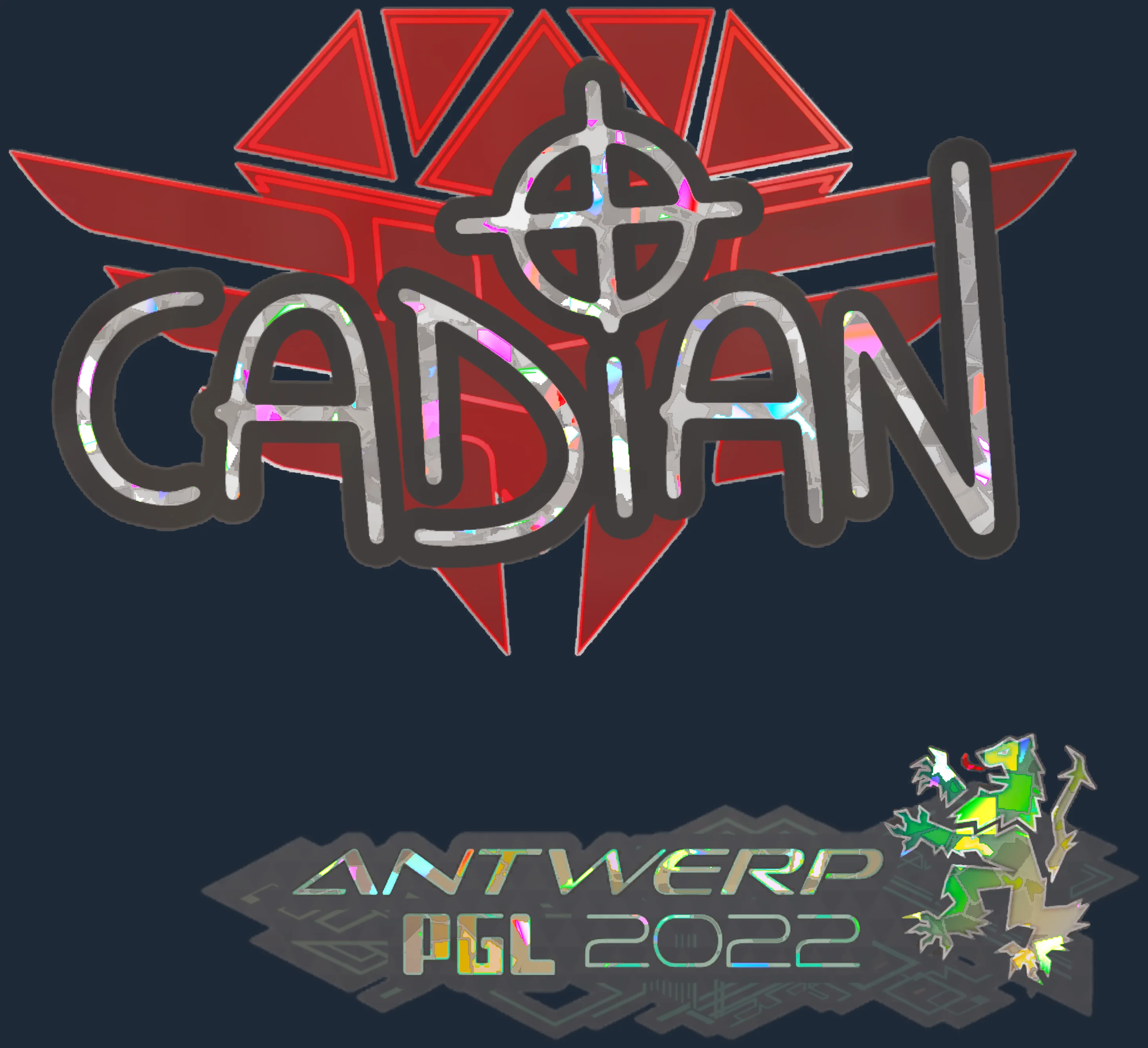 Sticker | cadiaN (Glitter) | Antwerp 2022 Image