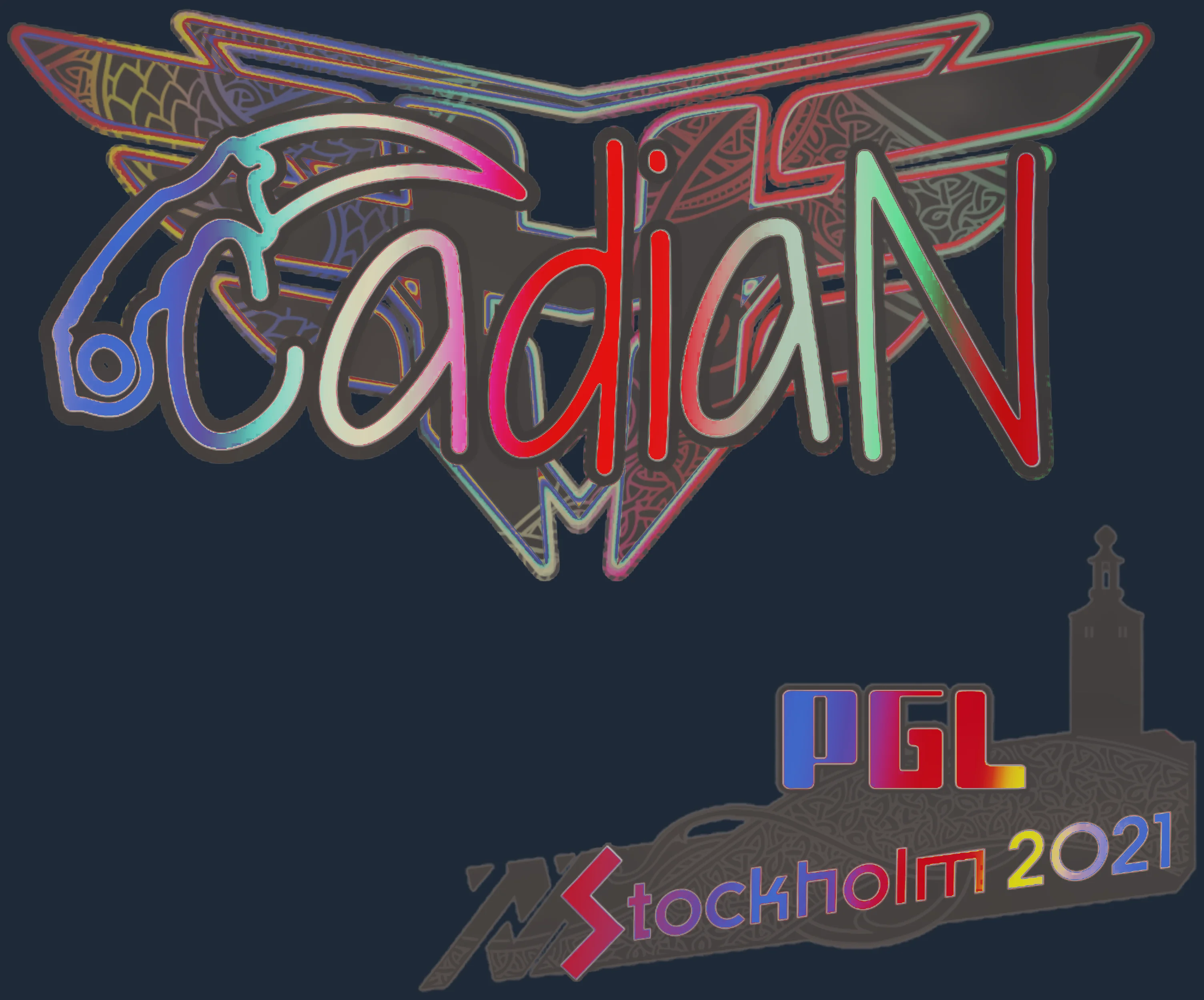 Sticker | cadiaN (Holo) | Stockholm 2021 Image