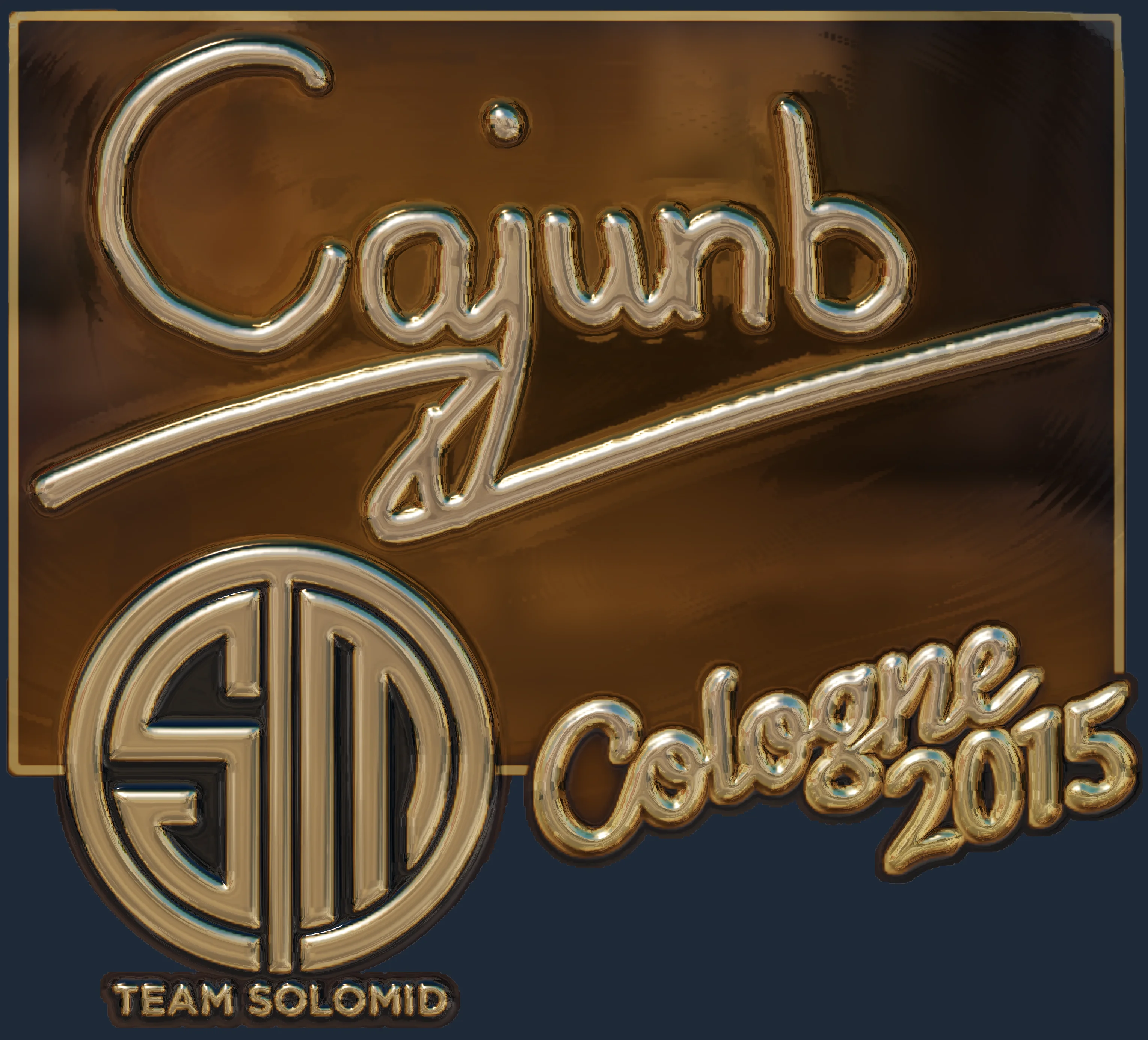 Sticker | cajunb (Gold) | Cologne 2015 Image