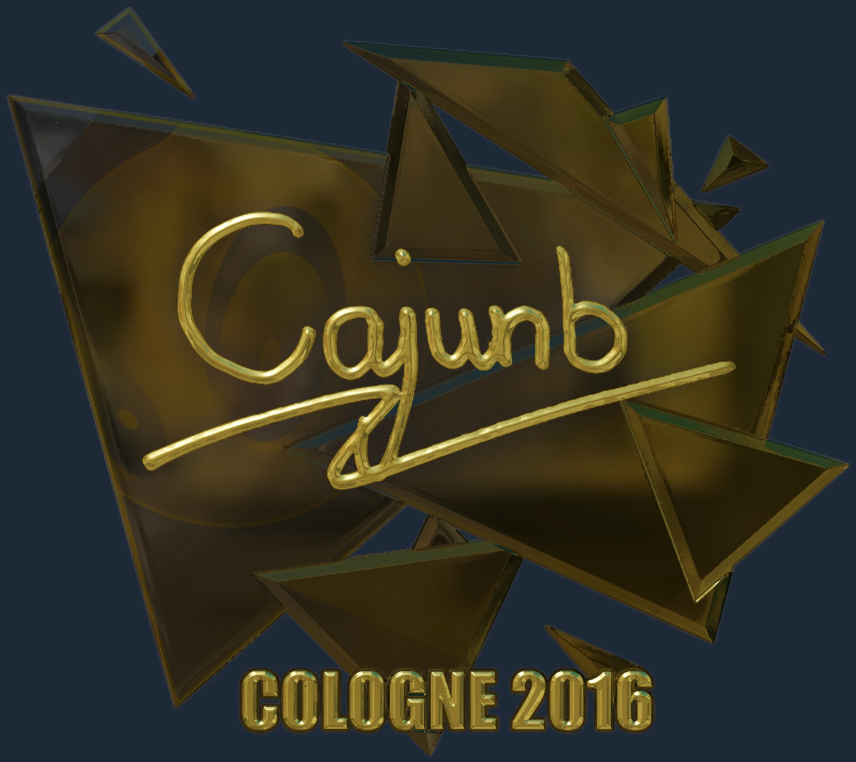 Sticker | cajunb (Gold) | Cologne 2016 Image
