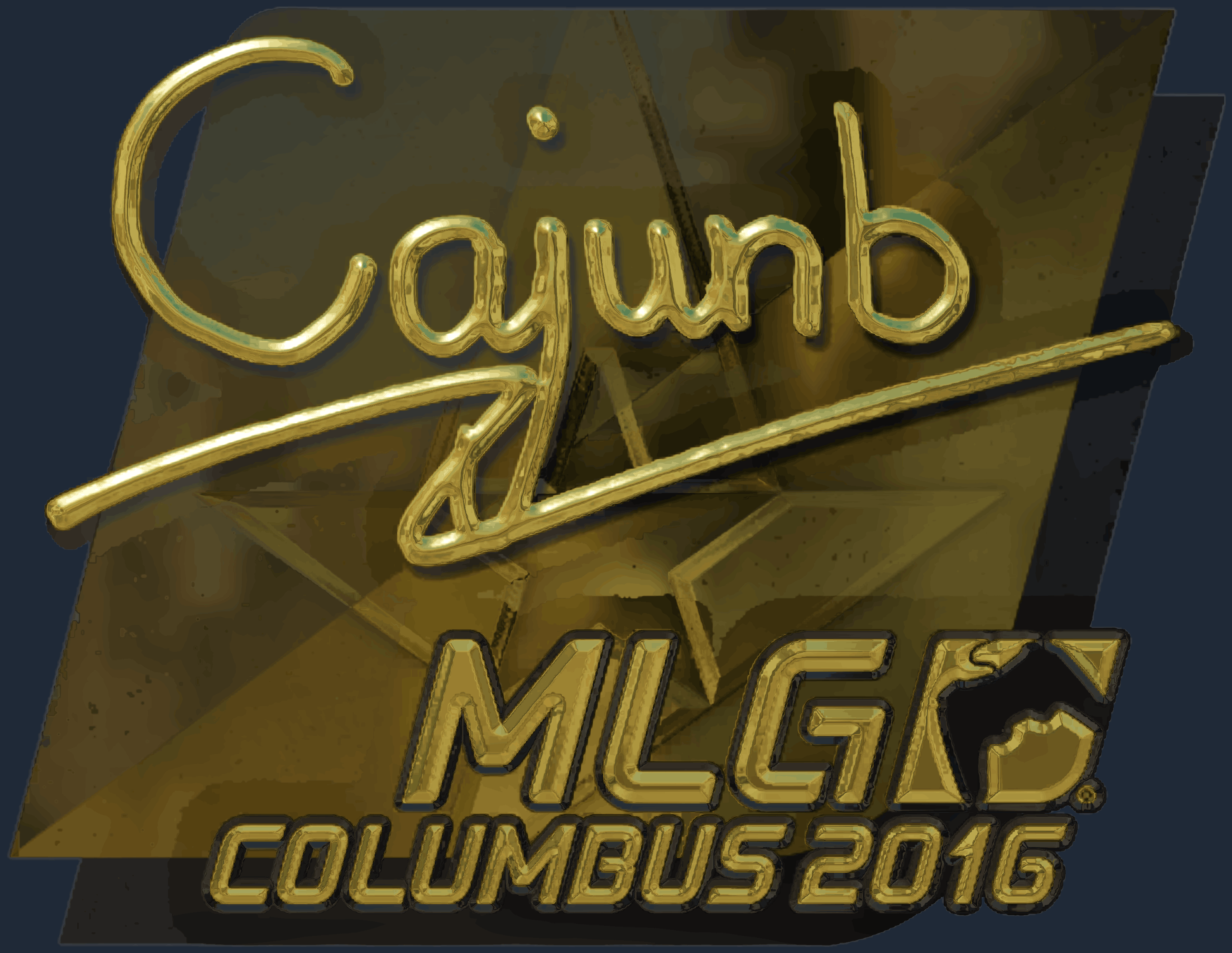 Sticker | cajunb (Gold) | MLG Columbus 2016 Image