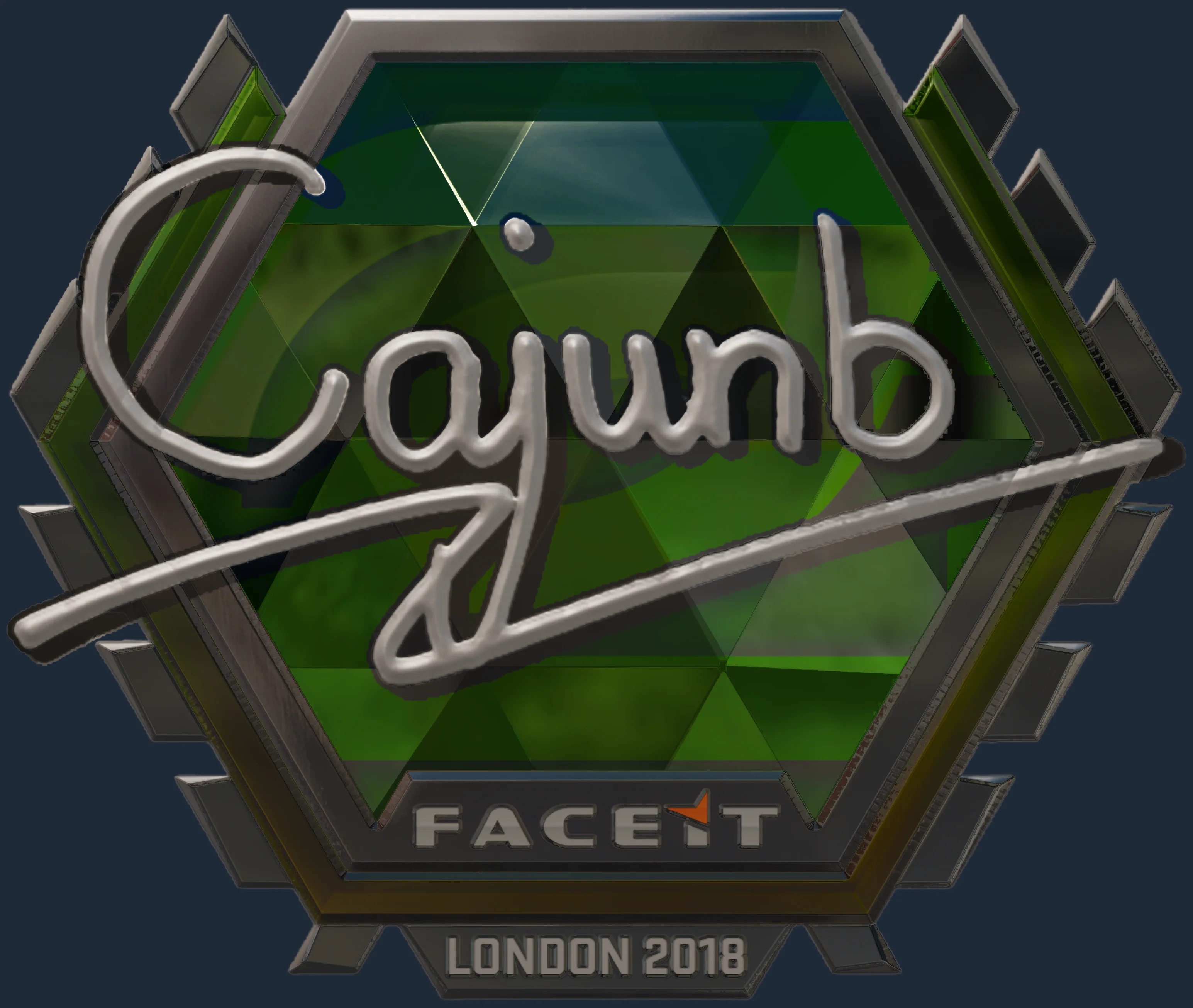 Sticker | cajunb (Foil) | London 2018 Image