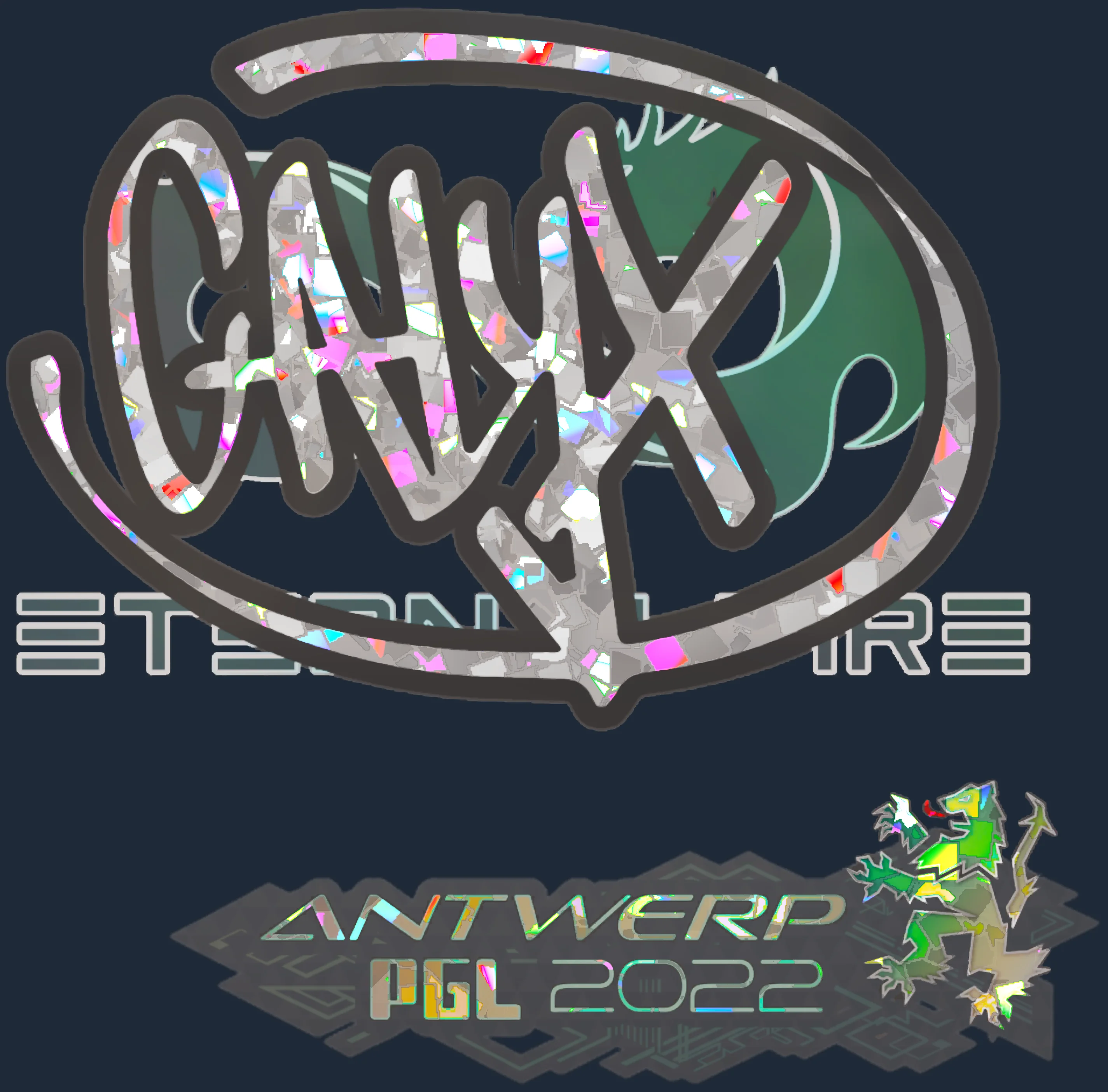 Sticker | Calyx (Glitter) | Antwerp 2022 Image