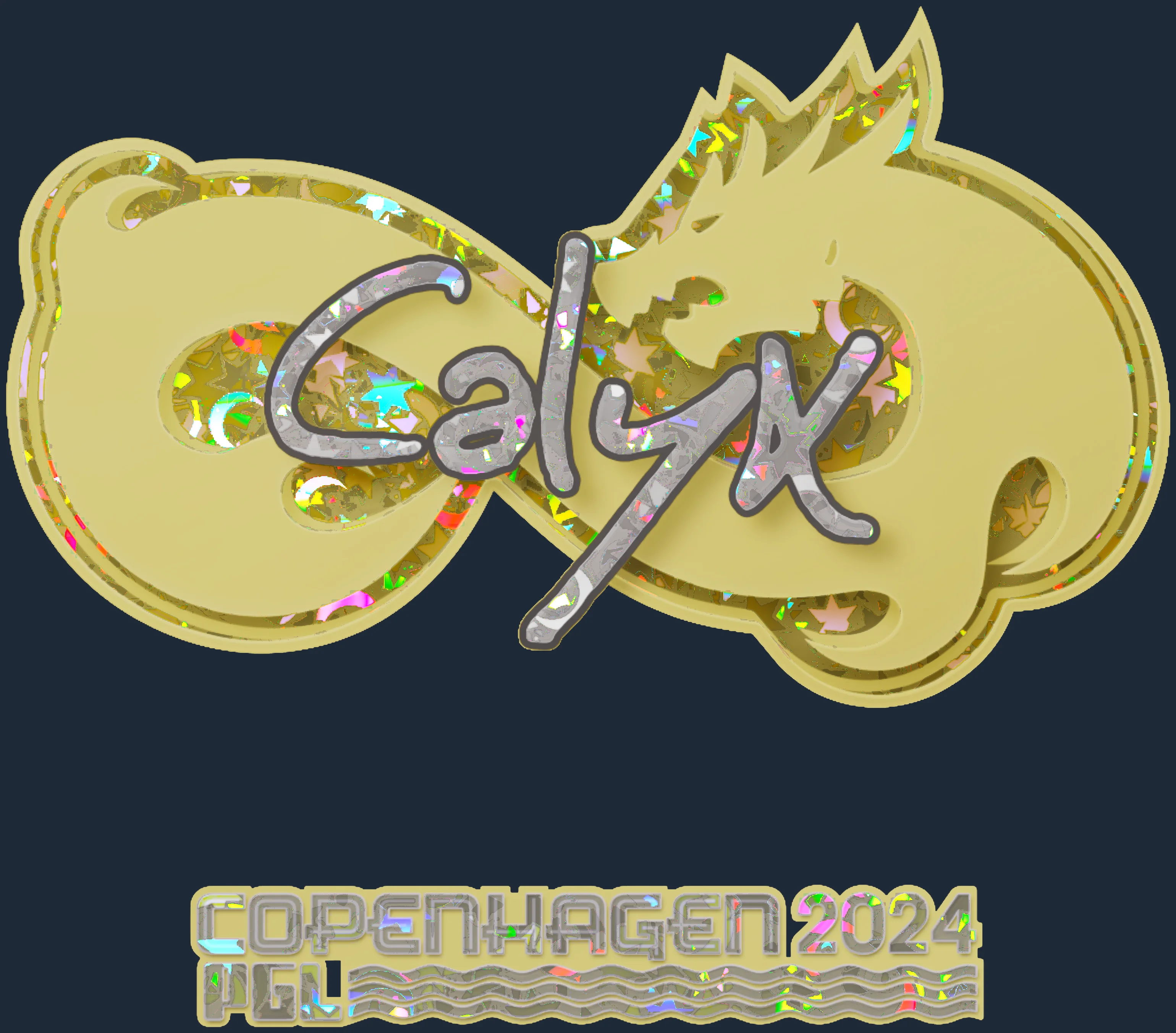 Sticker | Calyx (Glitter) | Copenhagen 2024 Image