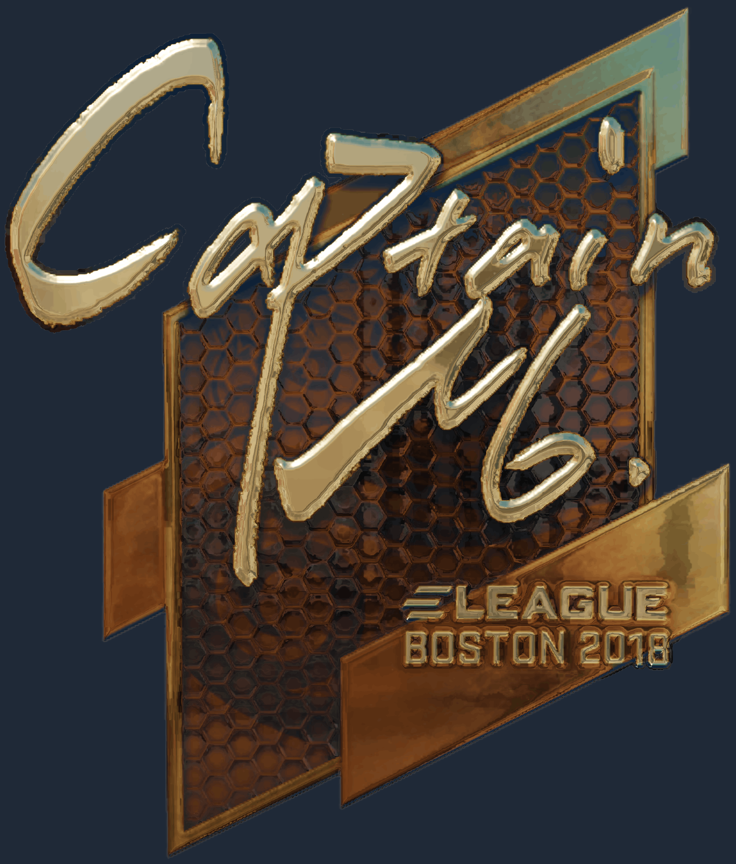 Sticker | captainMo (Gold) | Boston 2018 Image