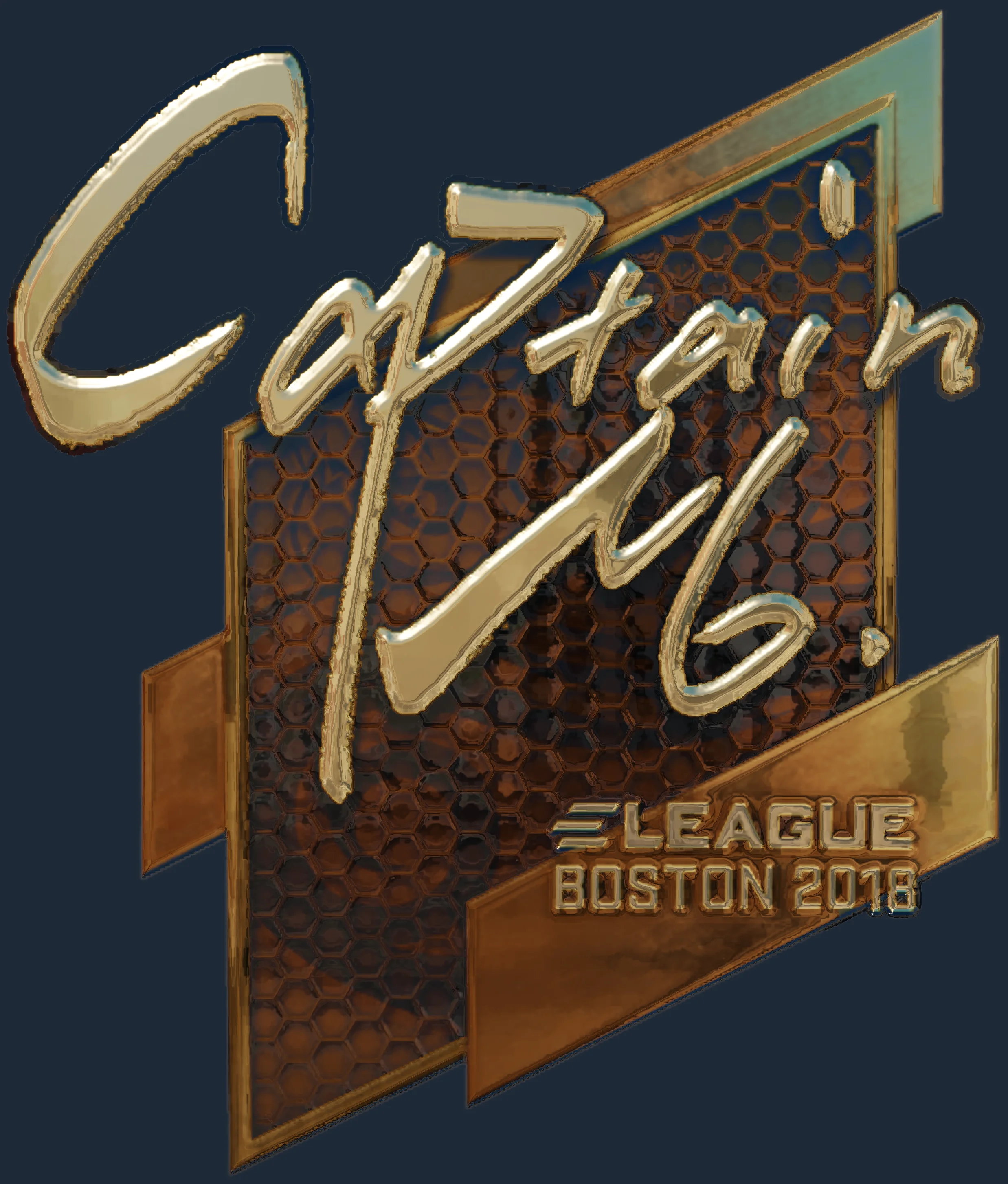 Sticker | captainMo (Gold) | Boston 2018 Image