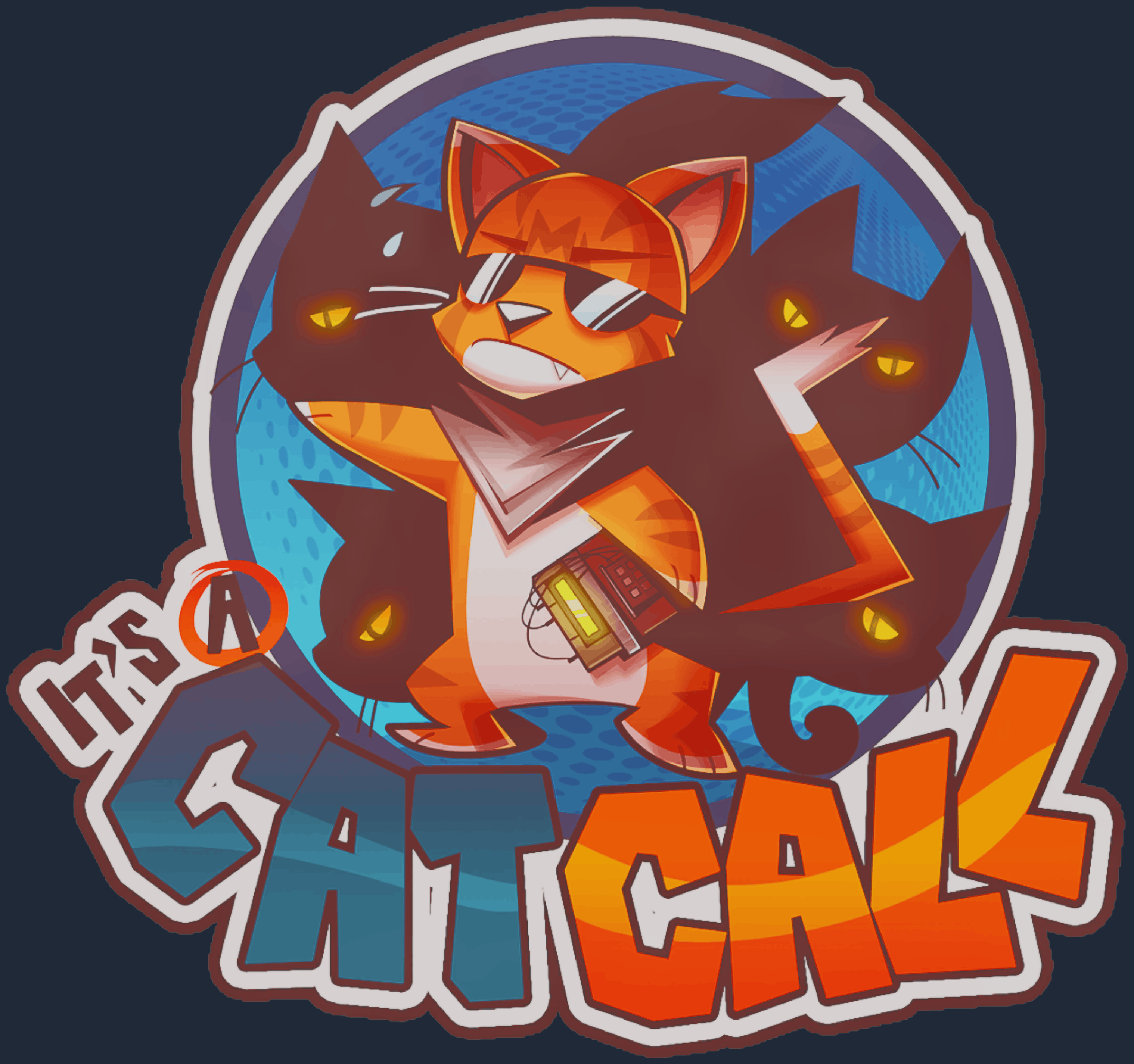 Sticker | Cat Call Image