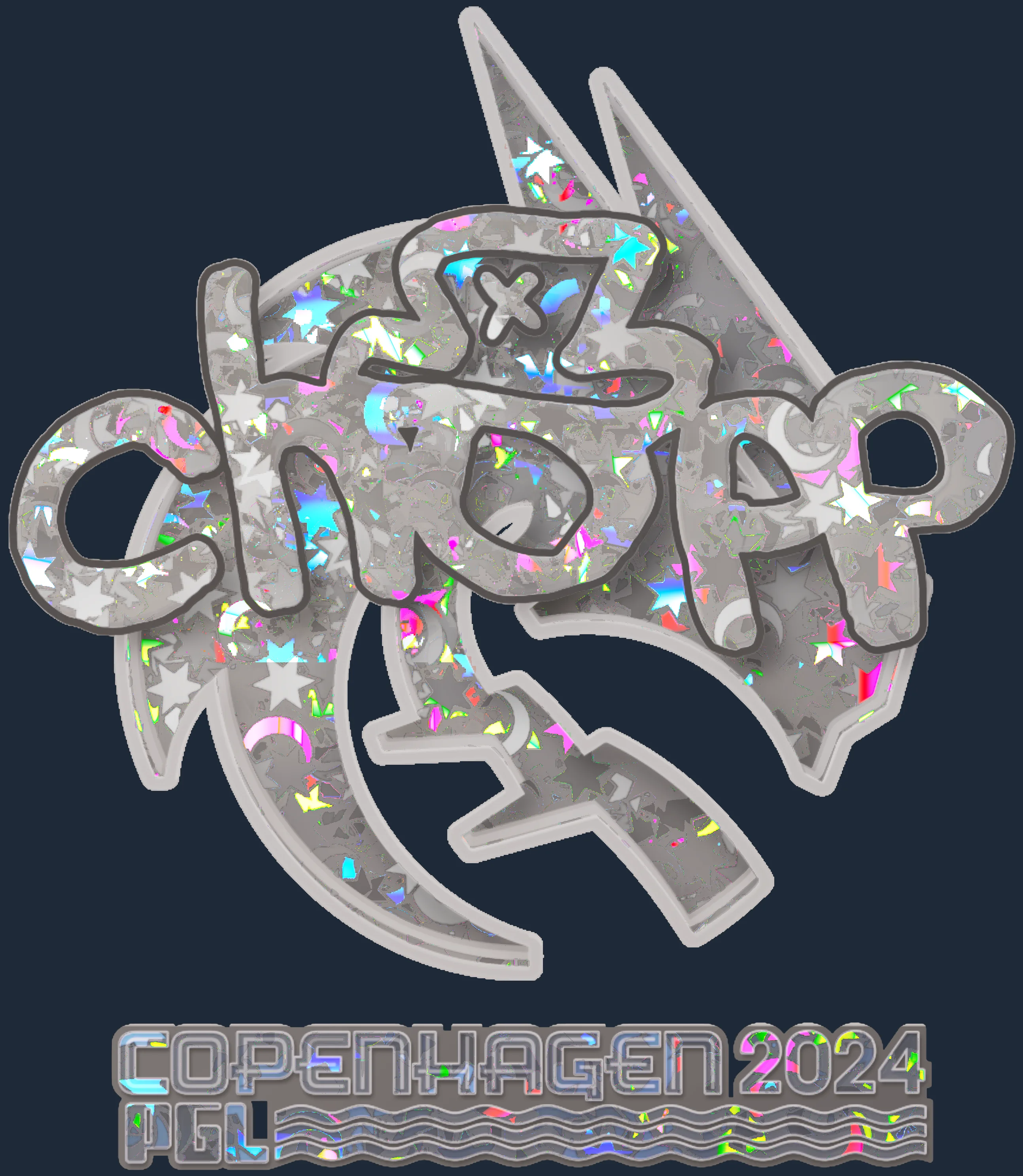 Sticker | chopper (Glitter) | Copenhagen 2024 Image