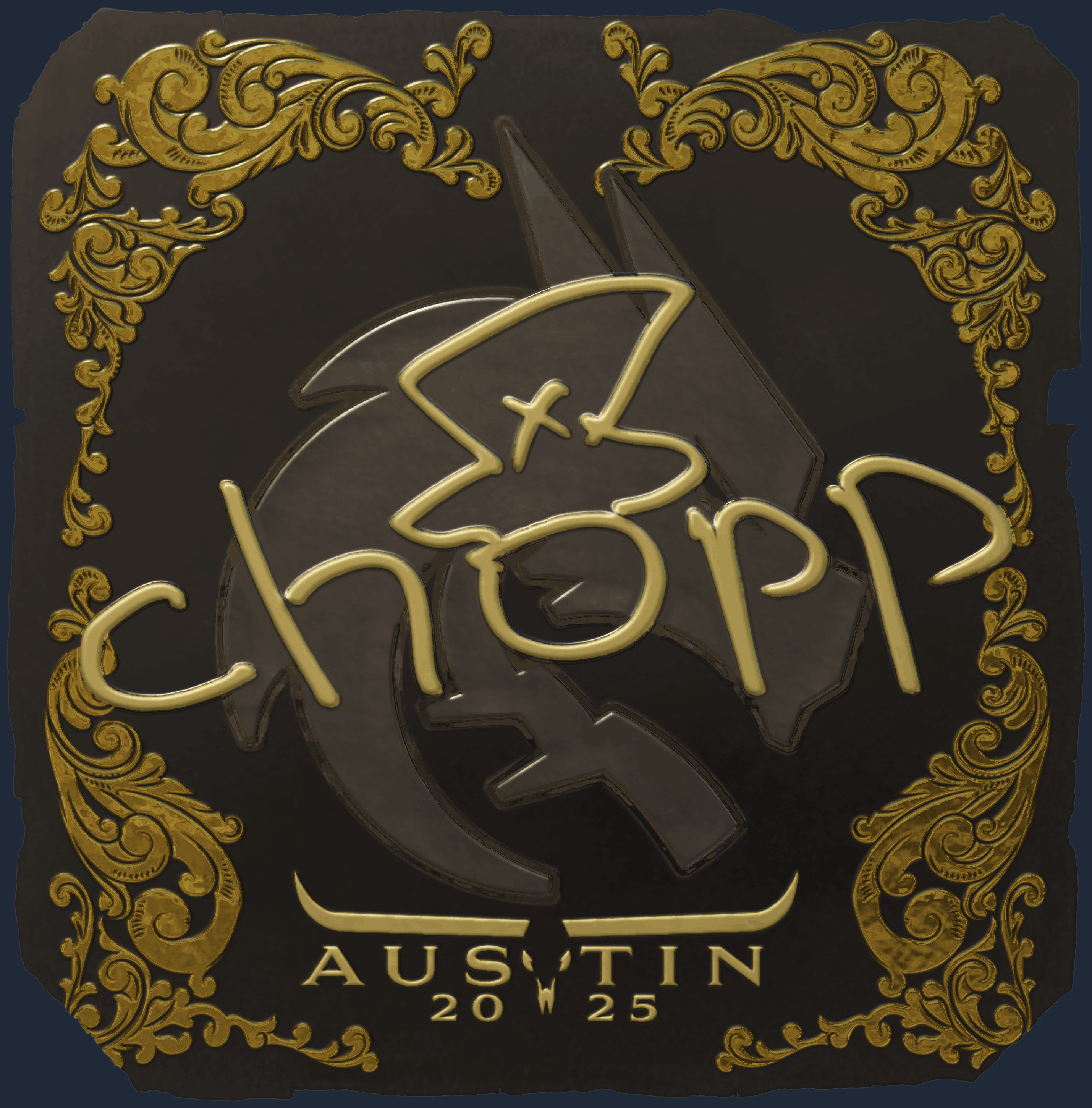 Sticker | chopper (Gold) | Austin 2025 Image