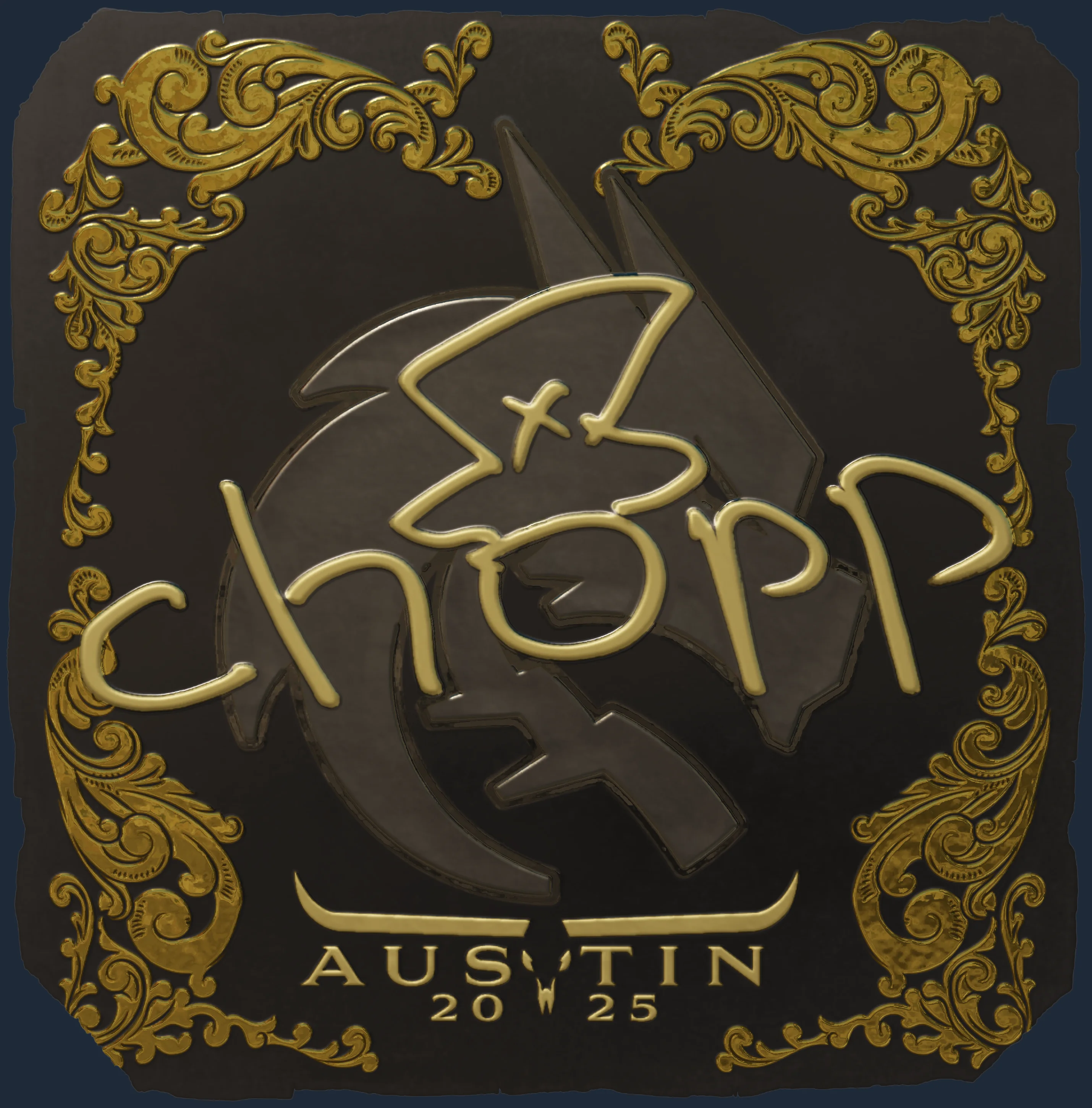 Sticker | chopper (Gold) | Austin 2025 Image