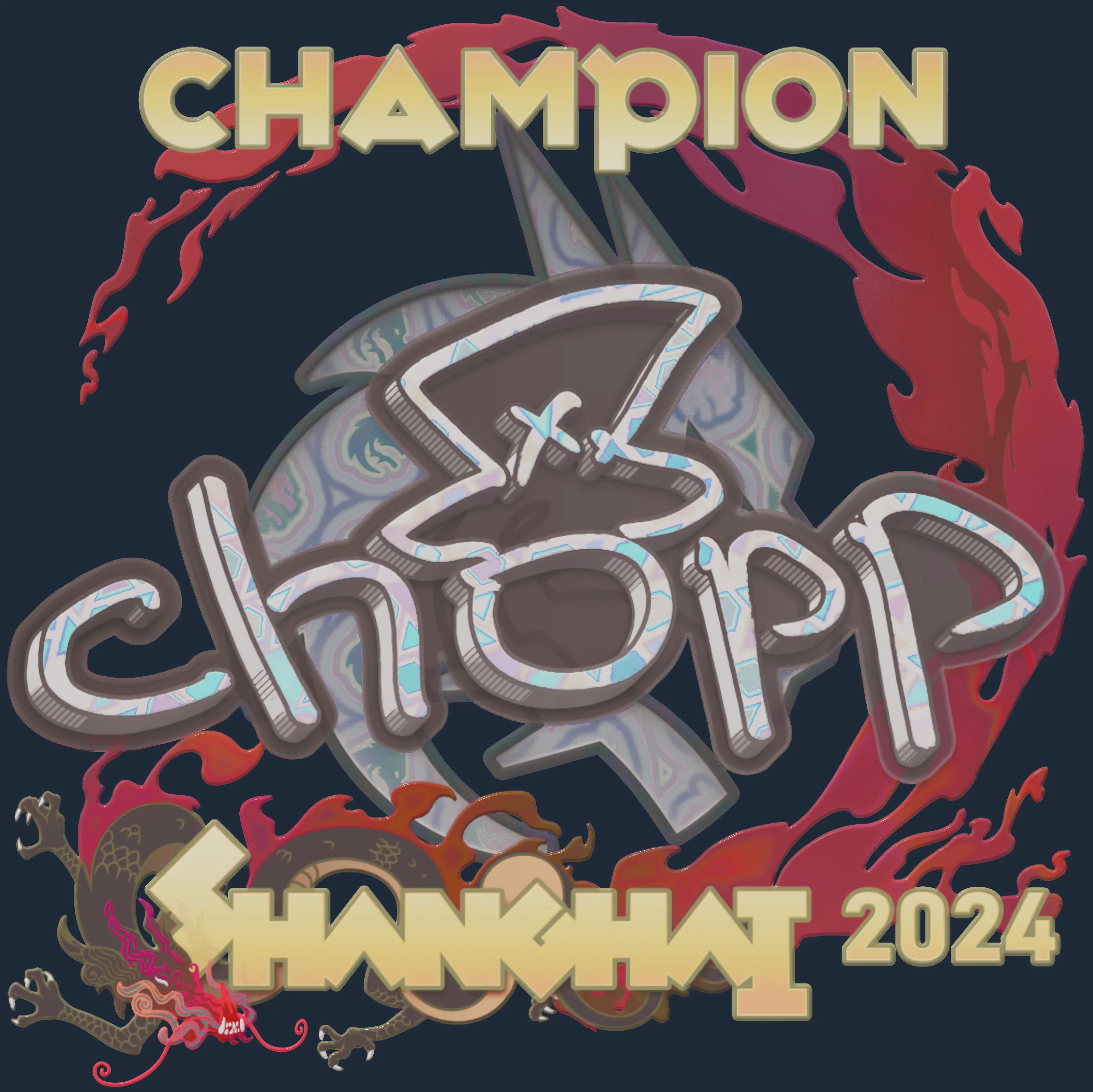 Sticker | chopper (Holo, Champion) | Shanghai 2024 Image