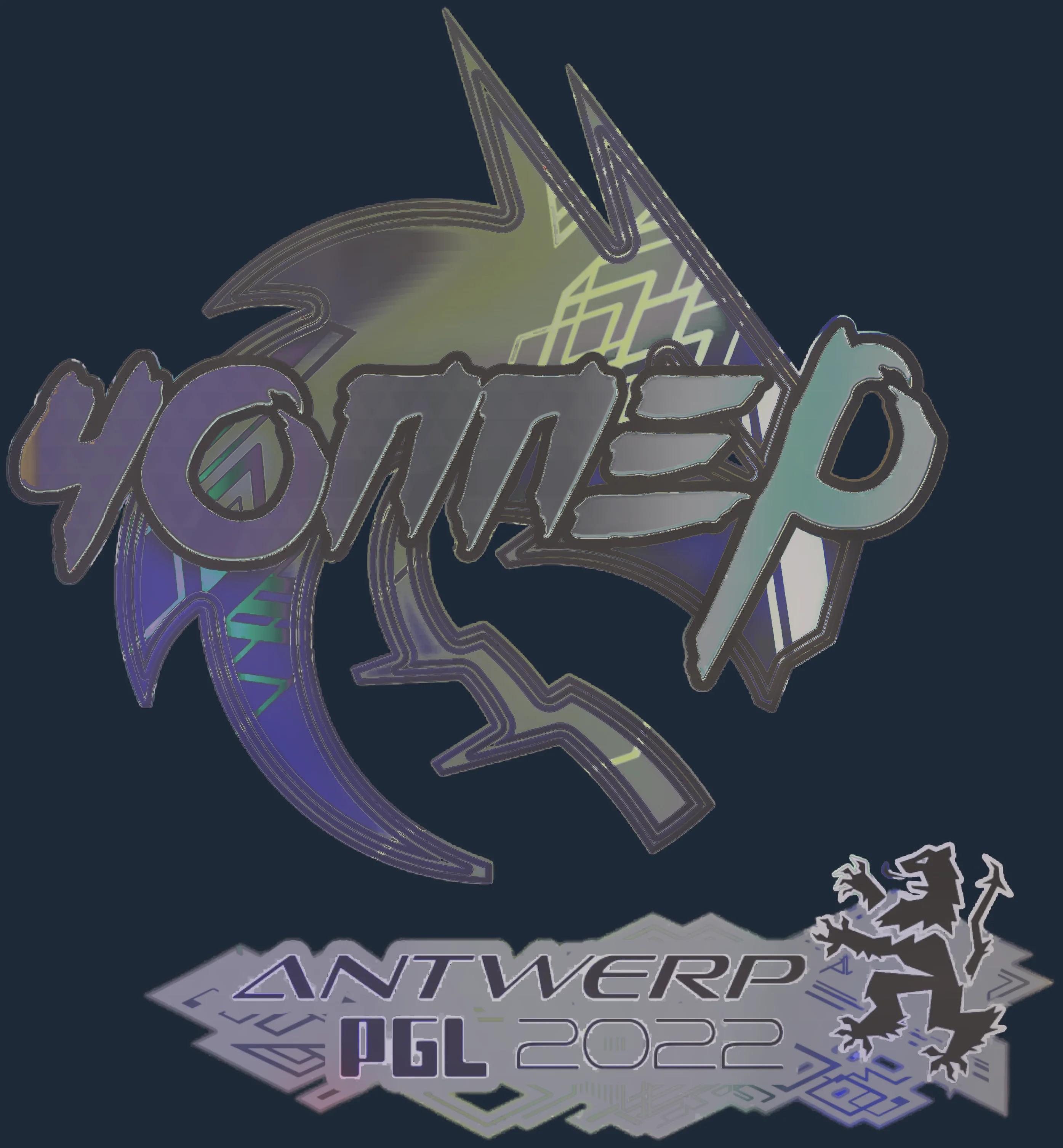 Sticker | chopper (Holo) | Antwerp 2022 Image