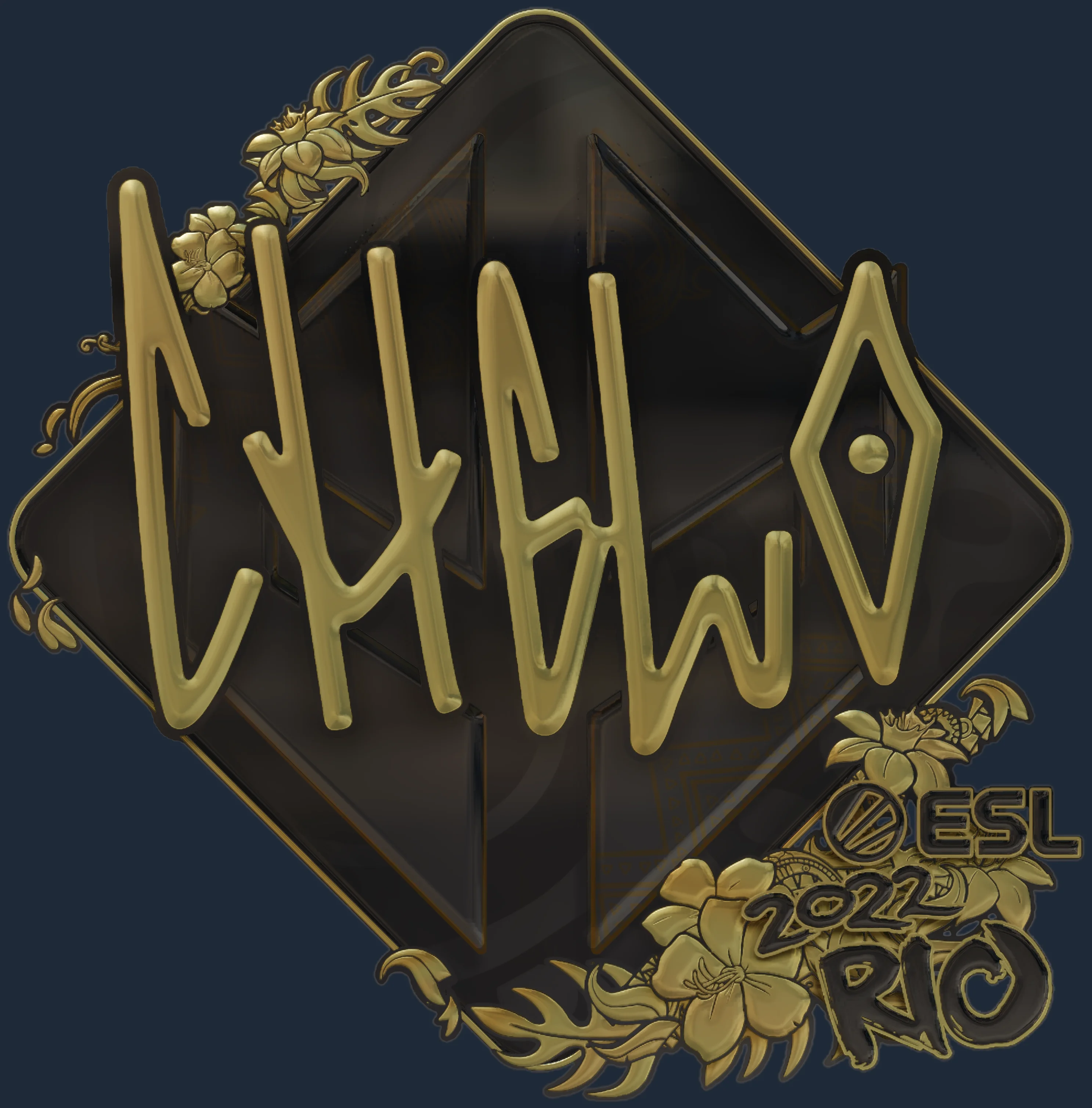 Sticker | chelo (Gold) | Rio 2022 Image