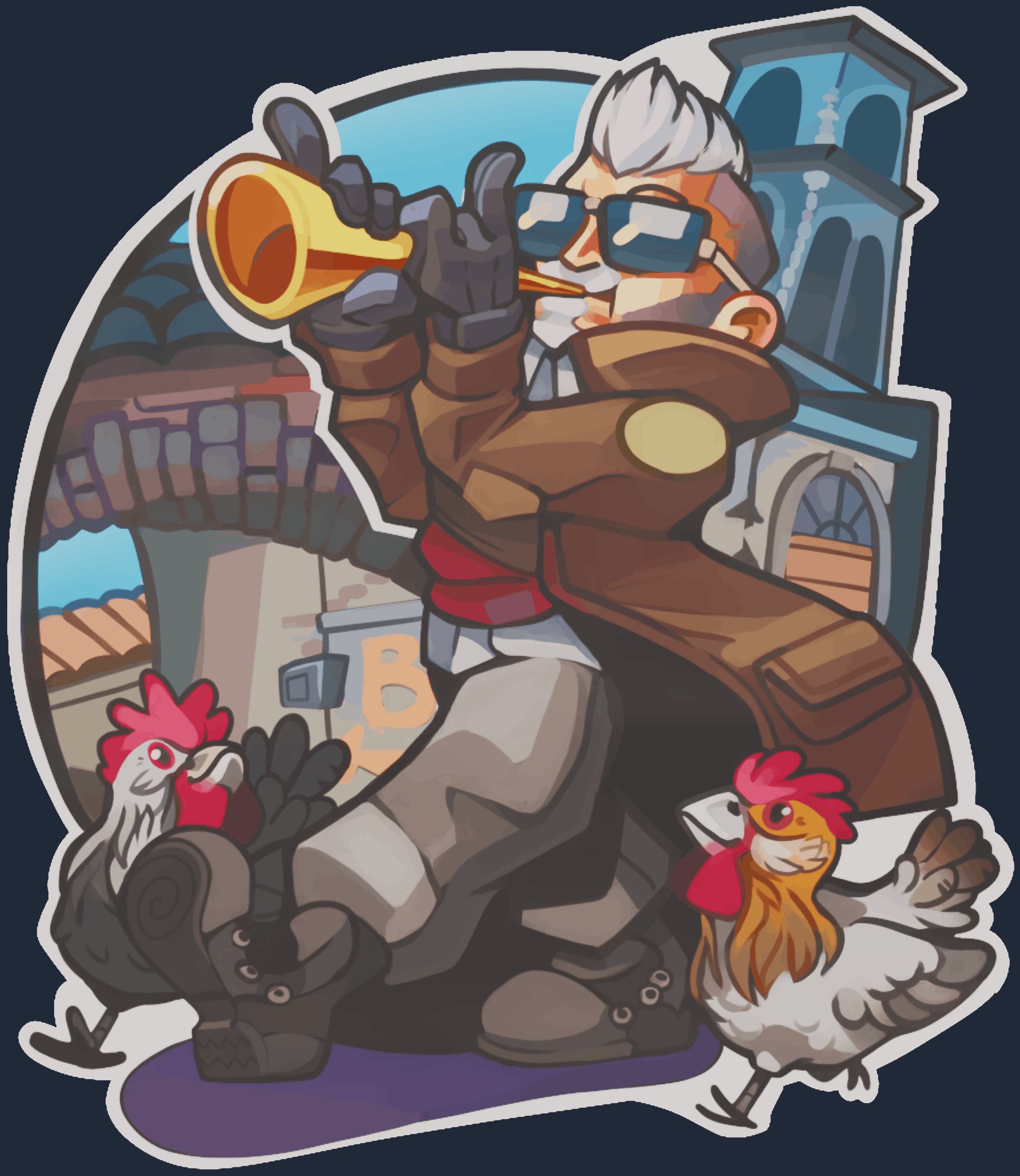 Sticker | Chicken Whisperer Image