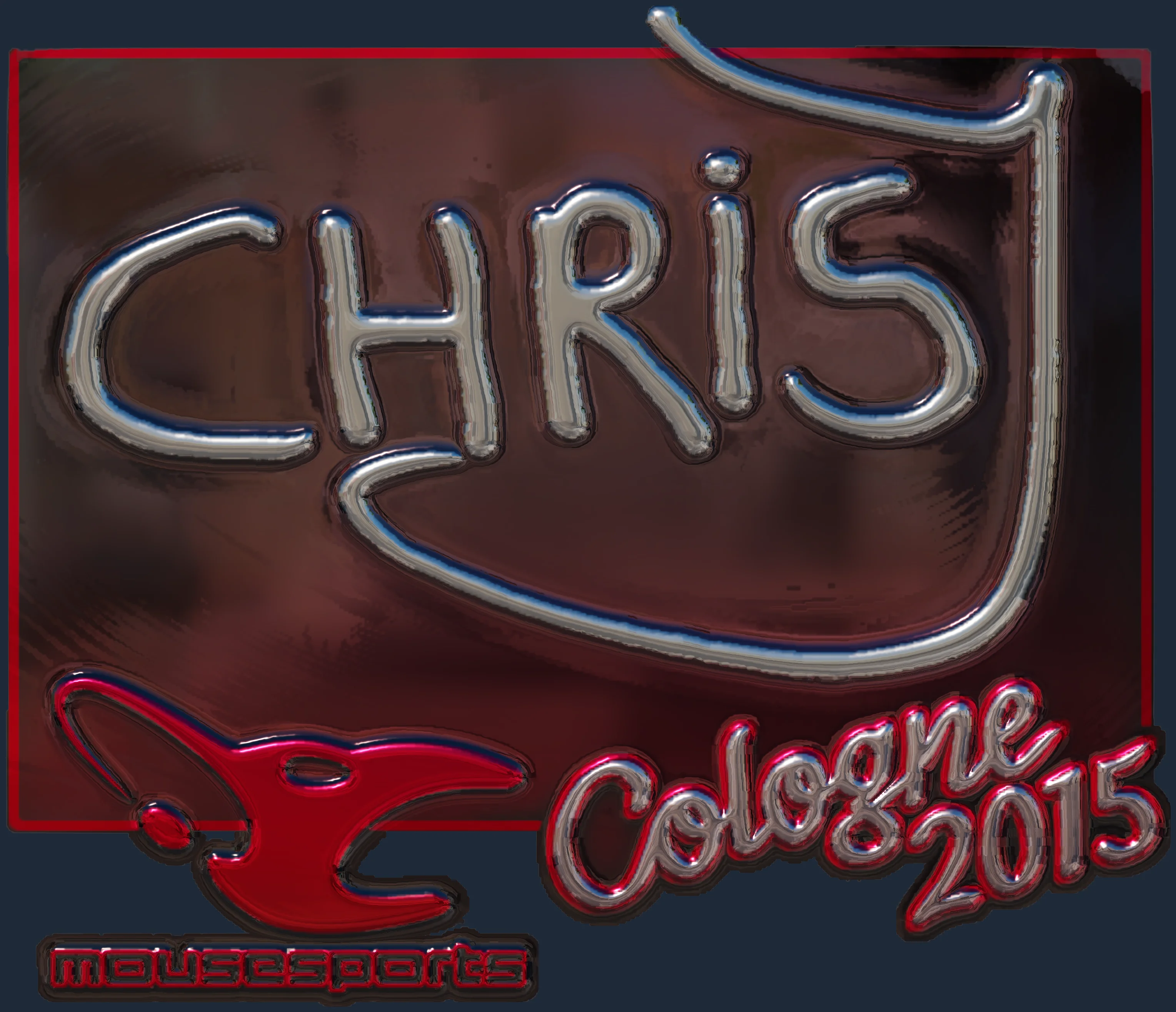 Sticker | chrisJ (Foil) | Cologne 2015 Image