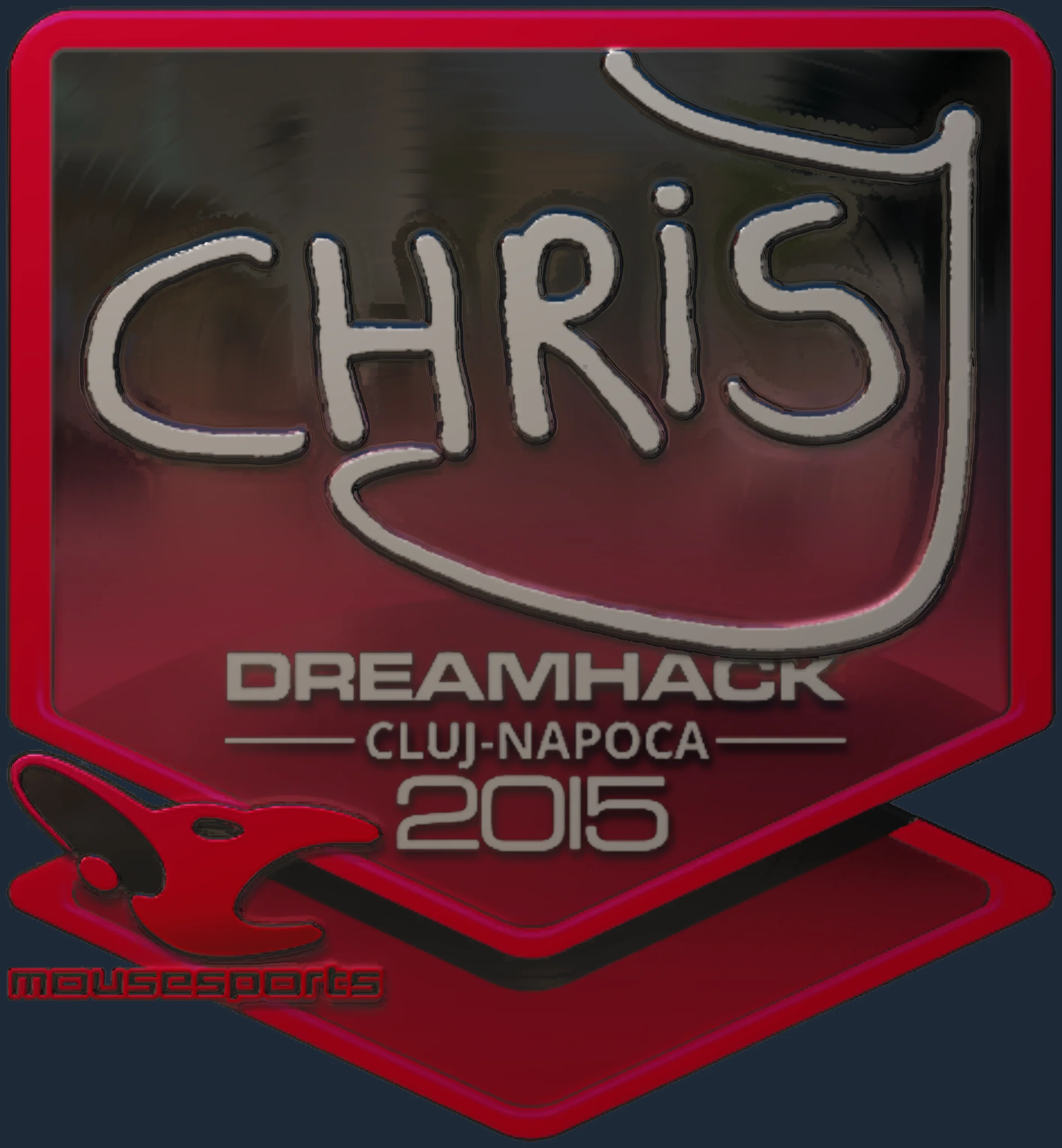 Sticker | chrisJ (Foil) | Cluj-Napoca 2015 Image