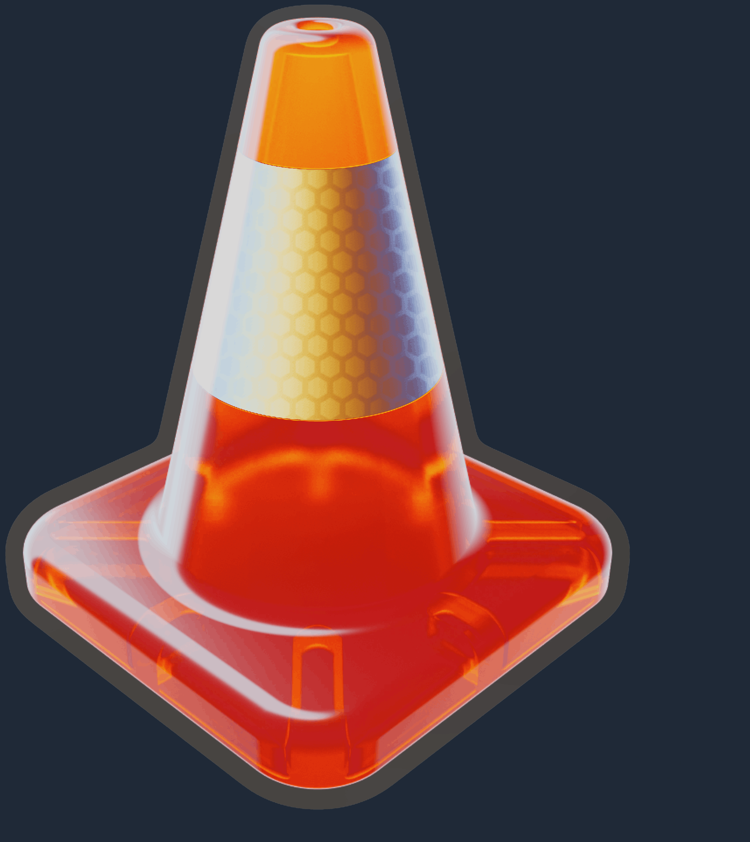 Sticker | Cone Zone (Holo) Image