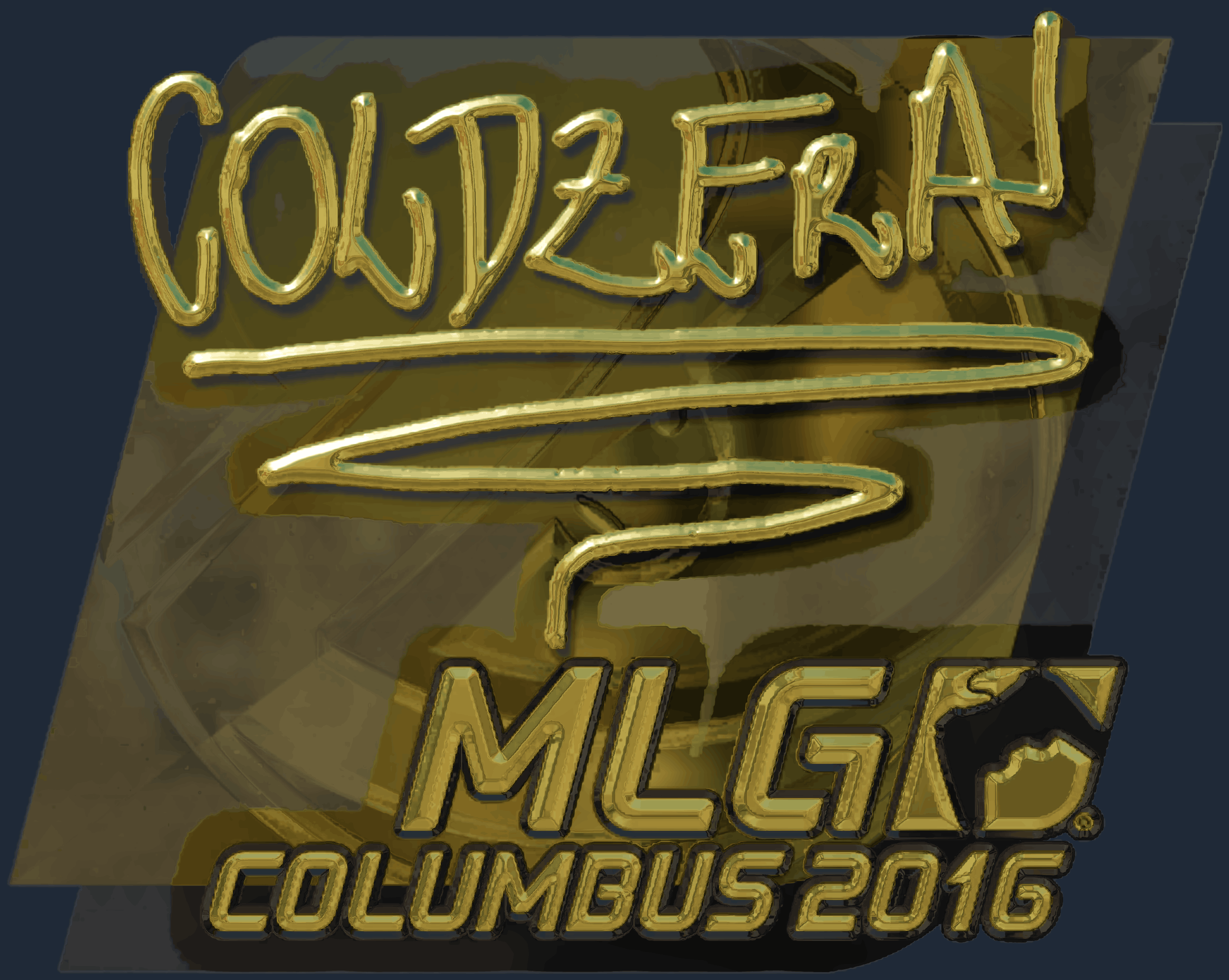 Sticker | coldzera (Gold) | MLG Columbus 2016 Image