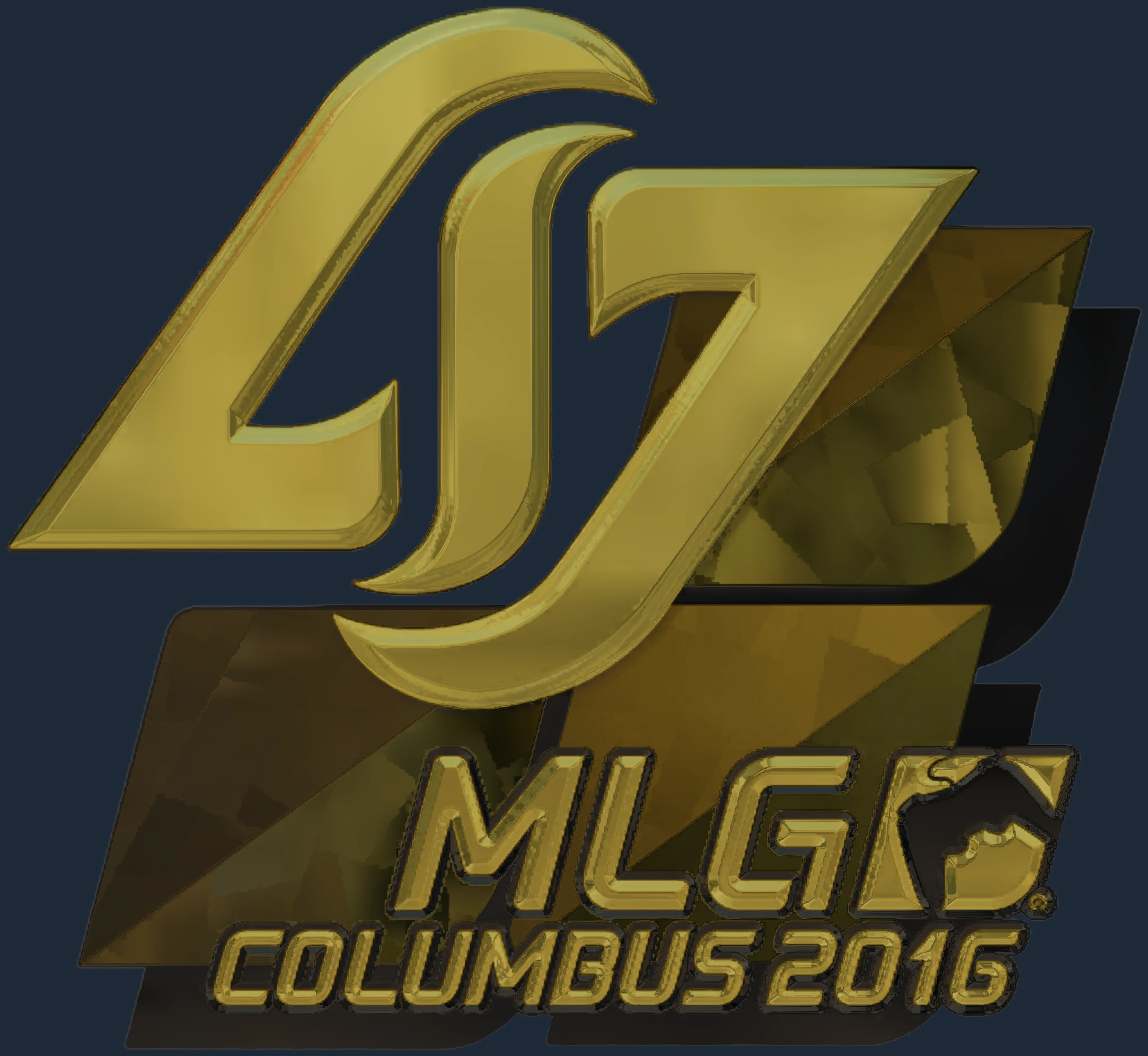 Sticker | Counter Logic Gaming (Gold) | MLG Columbus 2016 Image