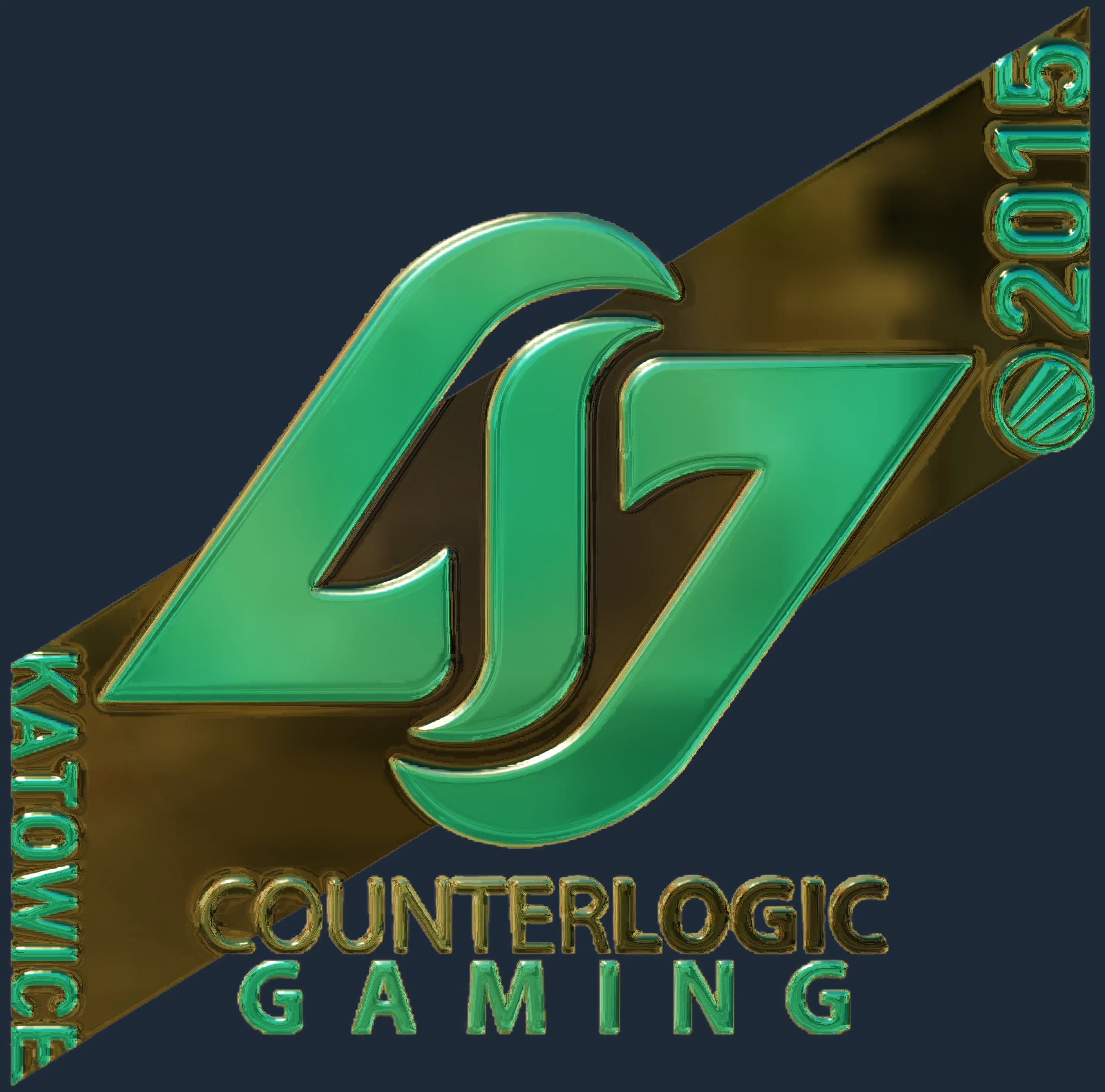 Sticker | Counter Logic Gaming (Gold) | Katowice 2015 Image