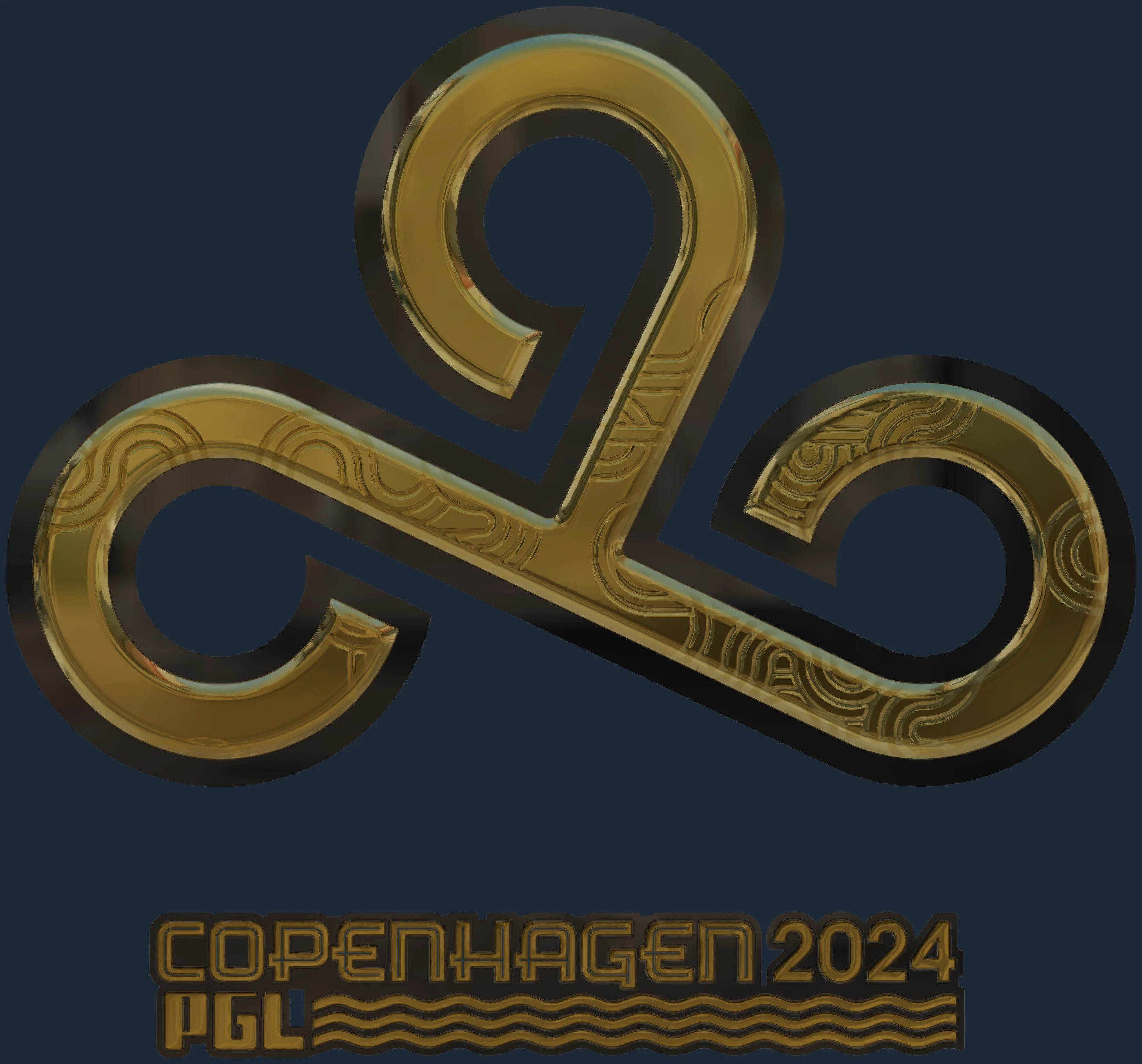 Sticker | Cloud9 (Gold) | Copenhagen 2024 Image