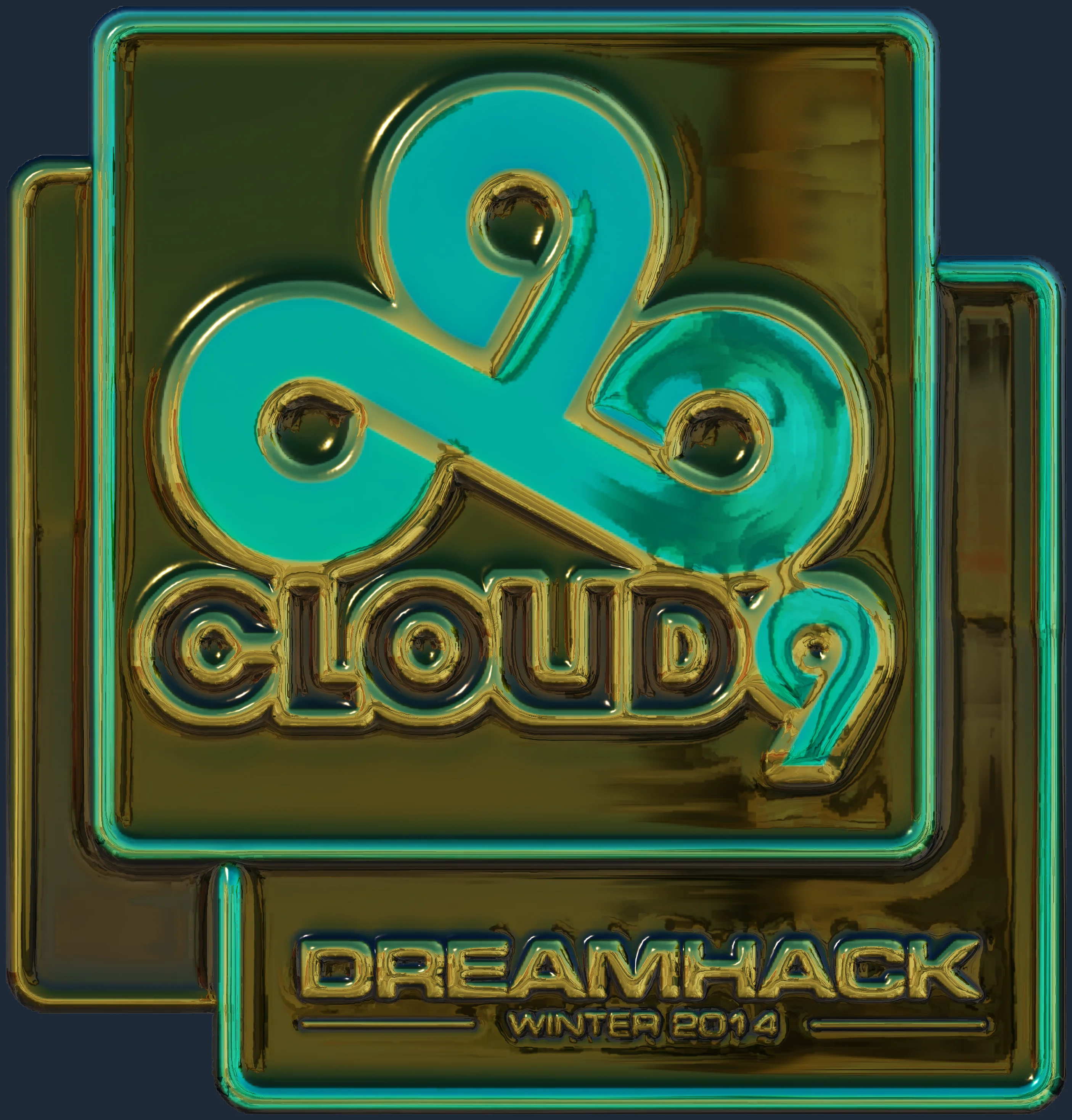 Sticker | Cloud9 (Gold) | DreamHack 2014 Image