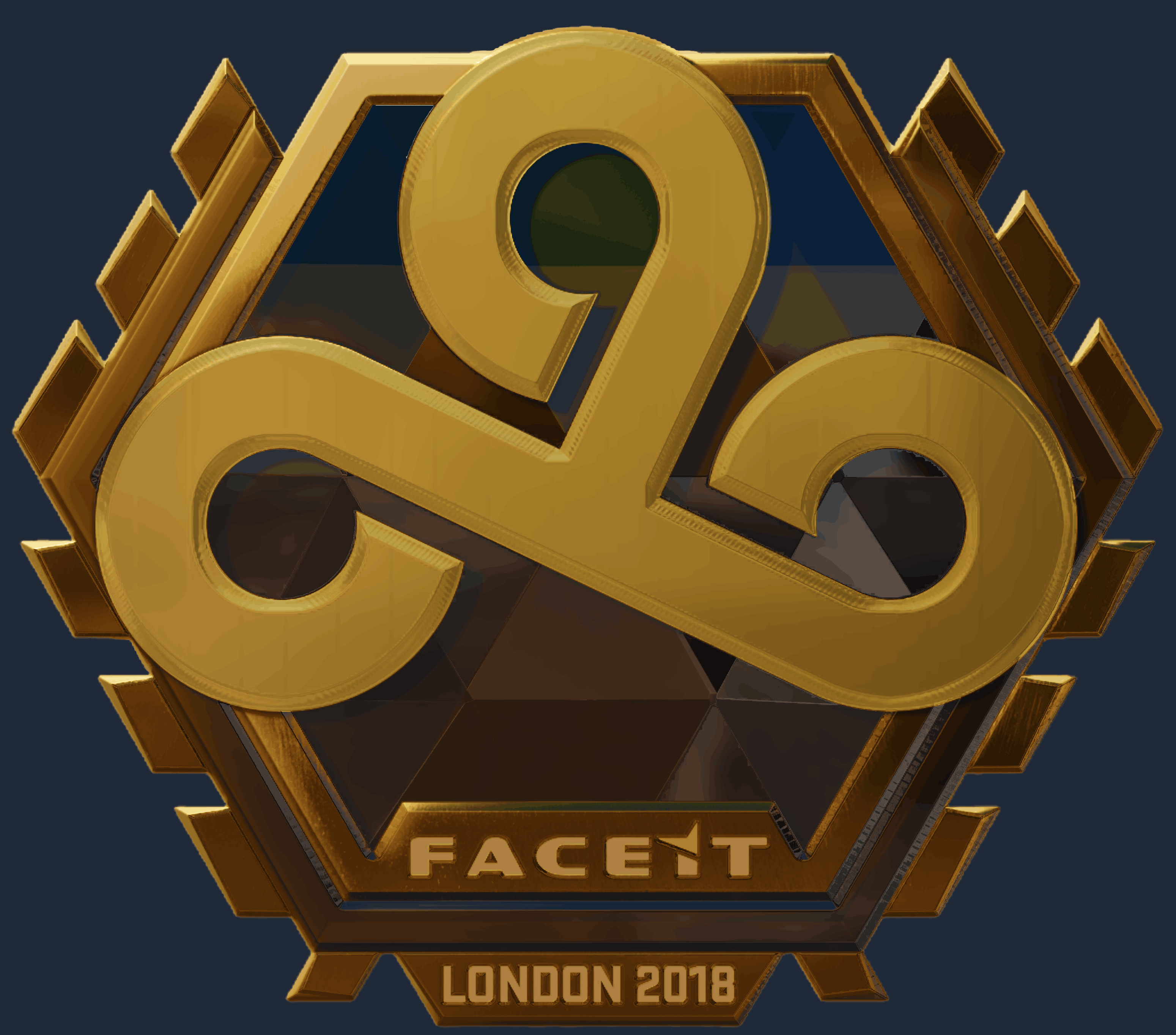 Sticker | Cloud9 (Gold) | London 2018 Image
