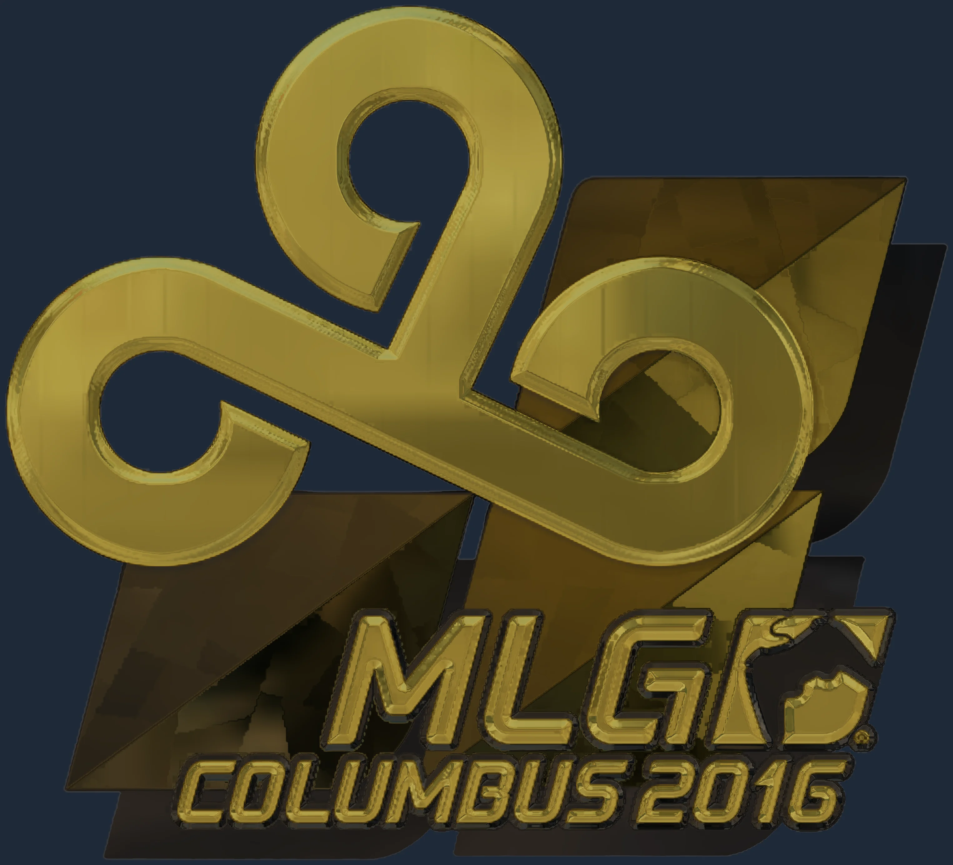 Sticker | Cloud9 (Gold) | MLG Columbus 2016 Image