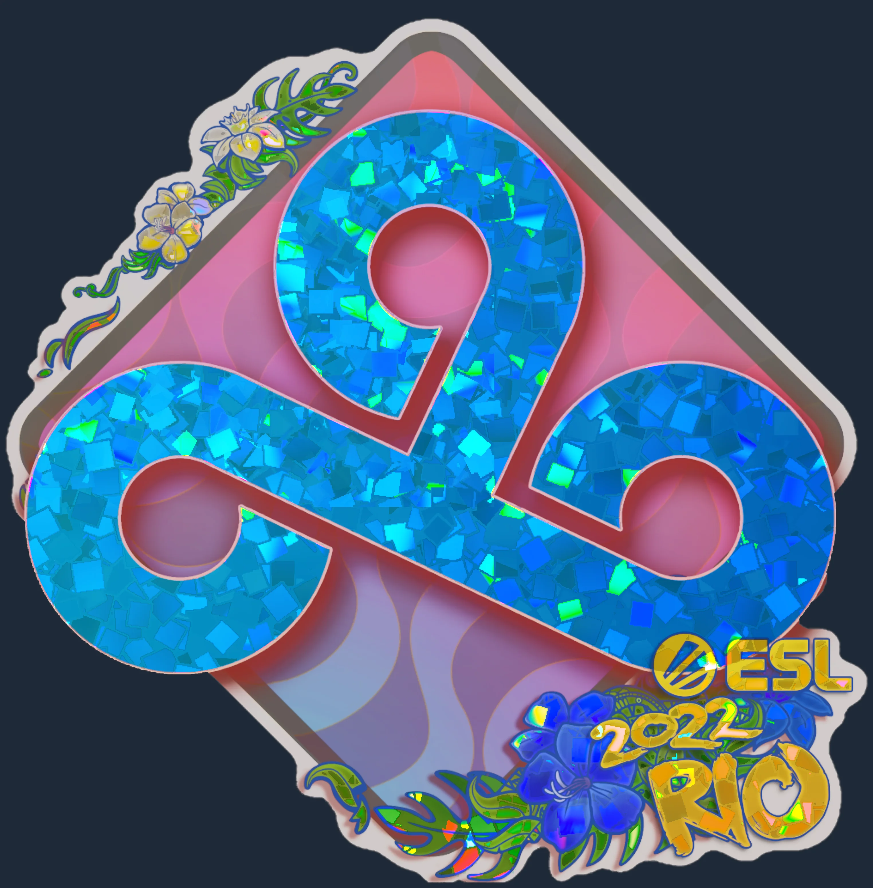 Sticker | Cloud9 (Glitter) | Rio 2022 Image