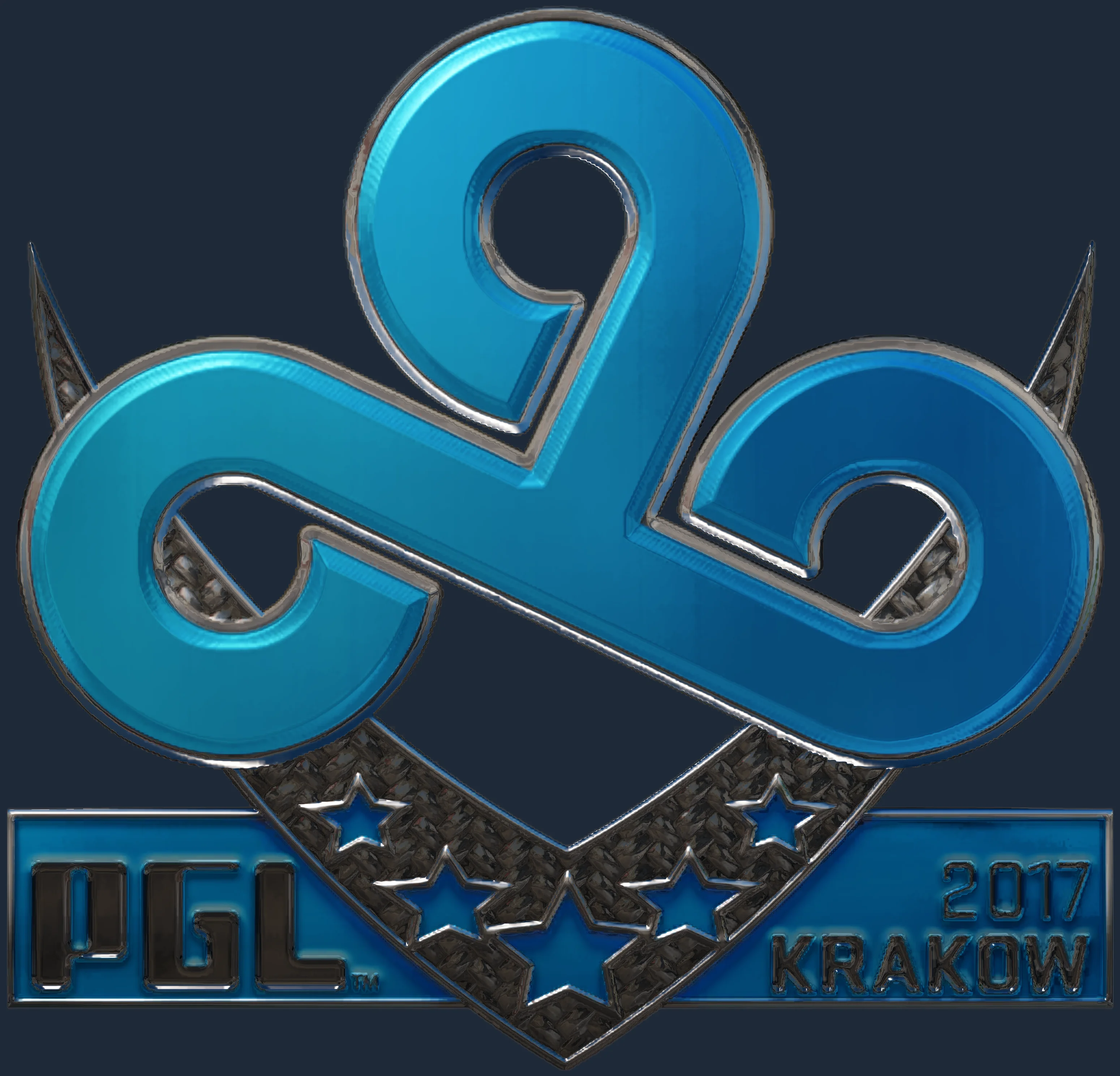Sticker | Cloud9 (Foil) | Krakow 2017 Image