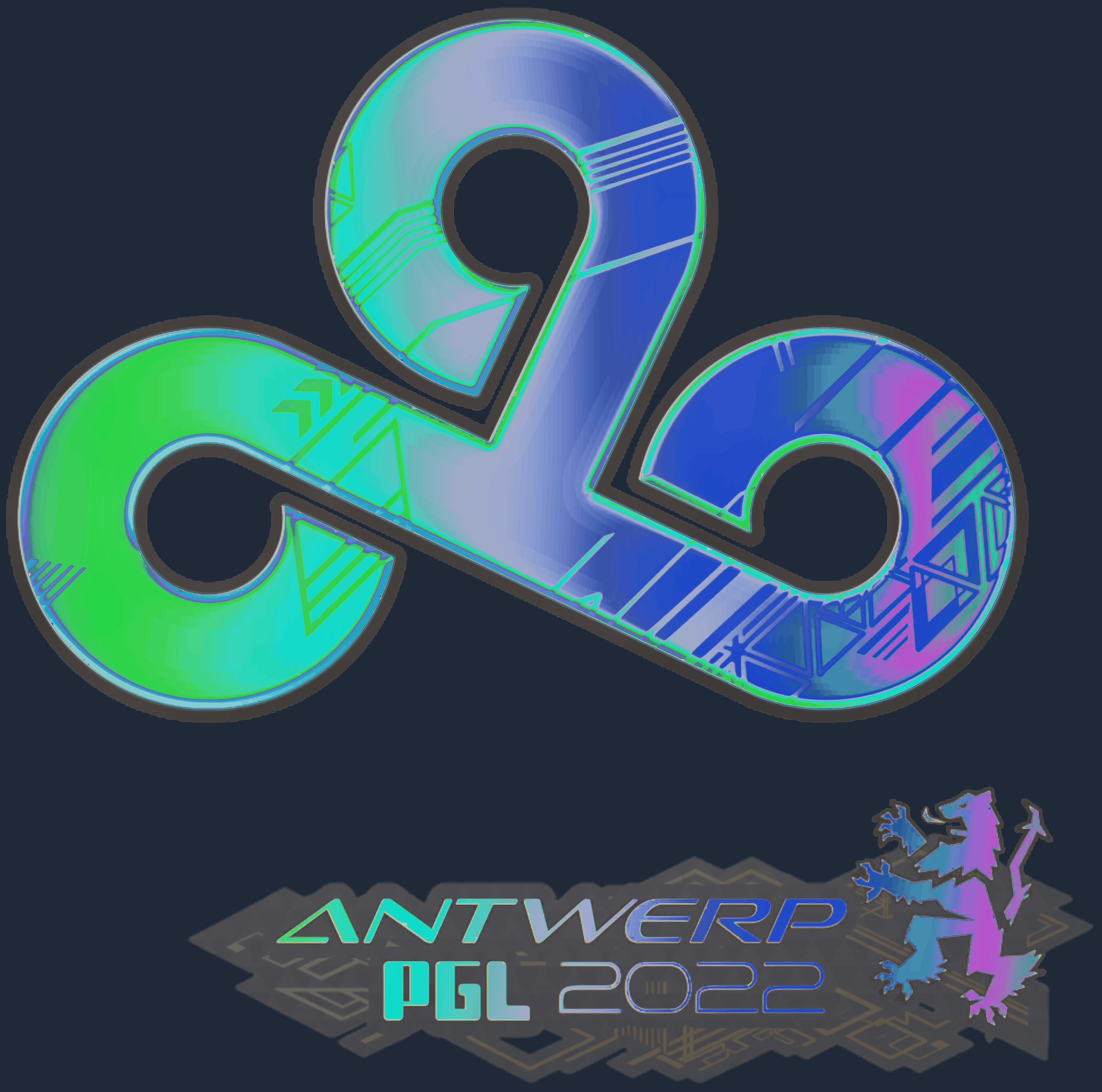 Sticker | Cloud9 (Holo) | Antwerp 2022 Image