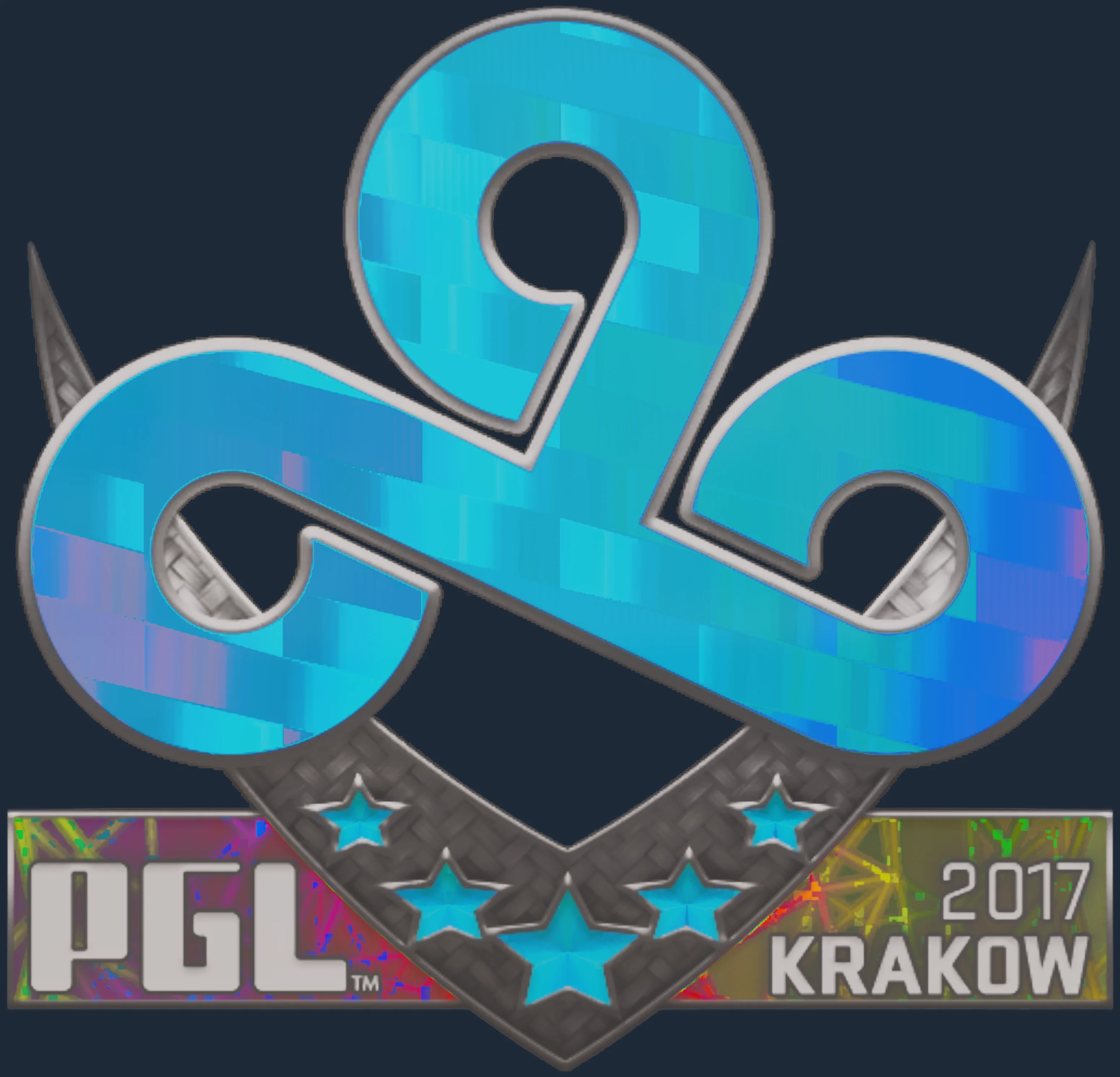 Sticker | Cloud9 (Holo) | Krakow 2017 Image