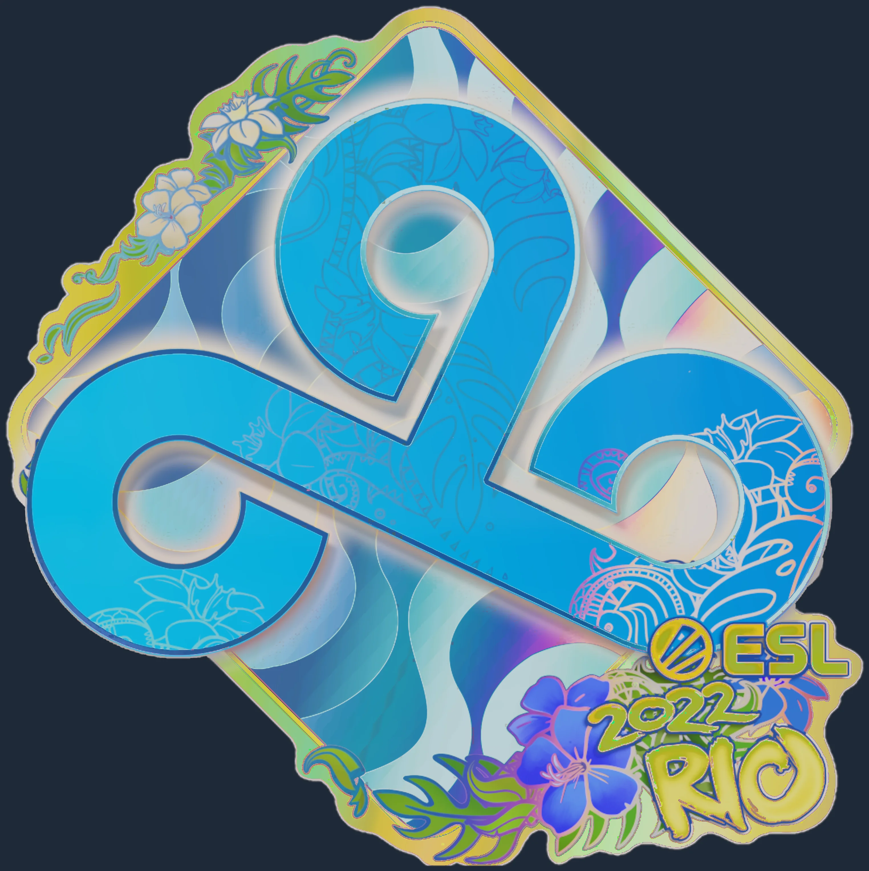 Sticker | Cloud9 (Holo) | Rio 2022 Image