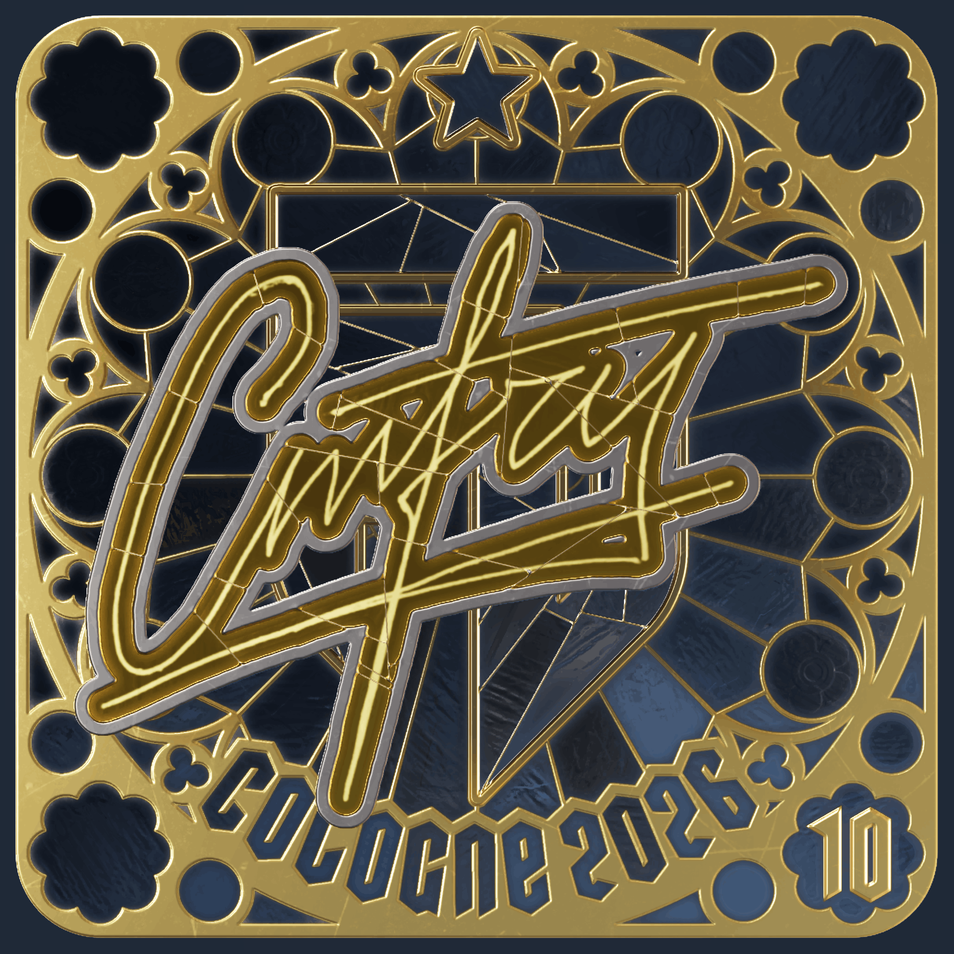 Sticker | cmtry (Gold, Ranked) | Cologne 2026 Image