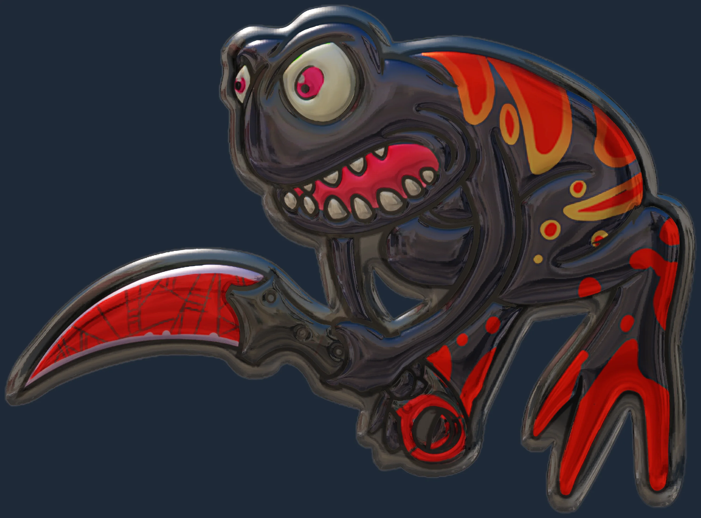 Sticker | Crimson Web Poison Frog (Foil) Image