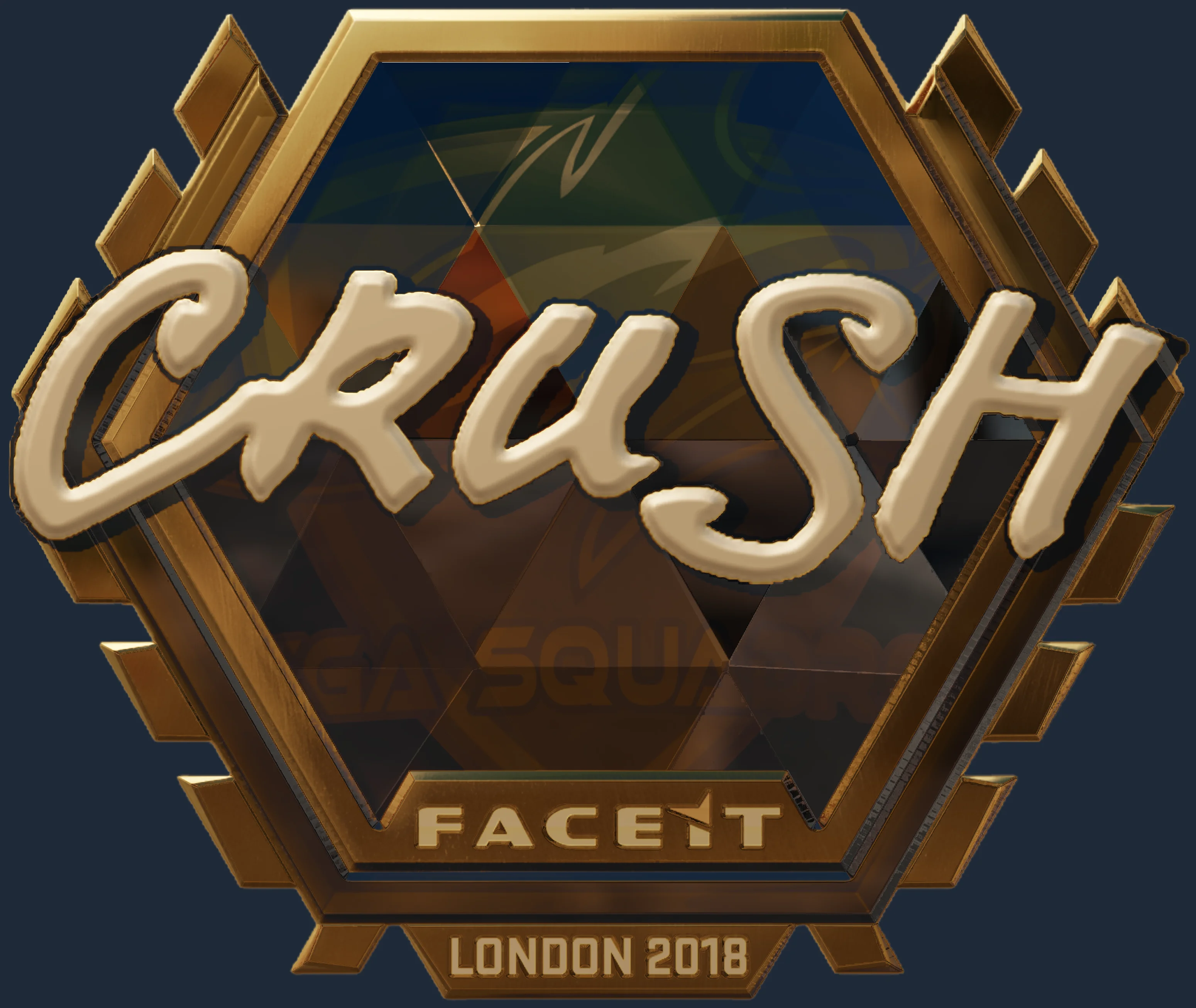 Sticker | crush (Gold) | London 2018 Image