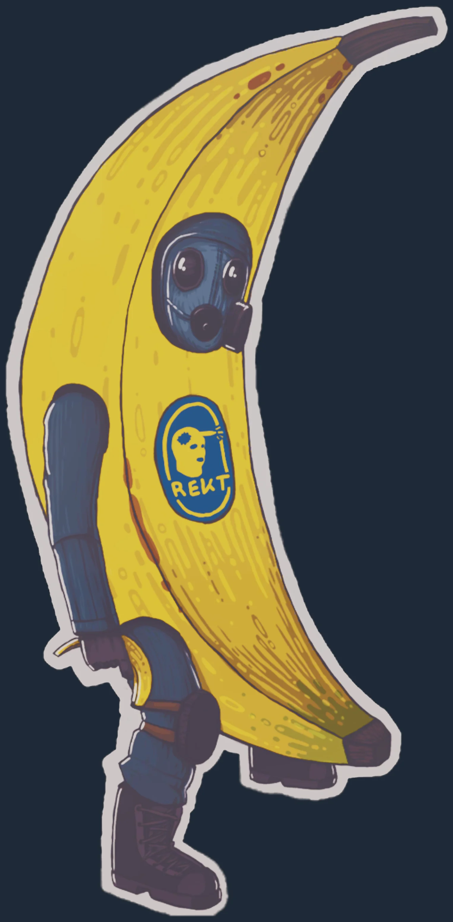 Sticker | CT in Banana Image