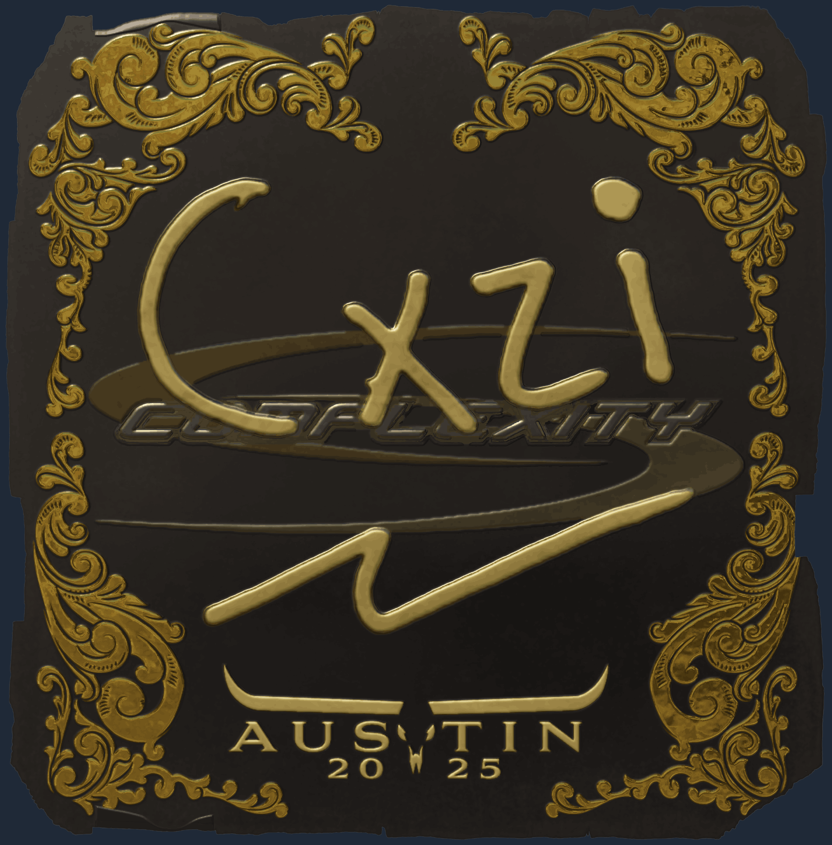 Sticker | Cxzi (Gold) | Austin 2025 Image
