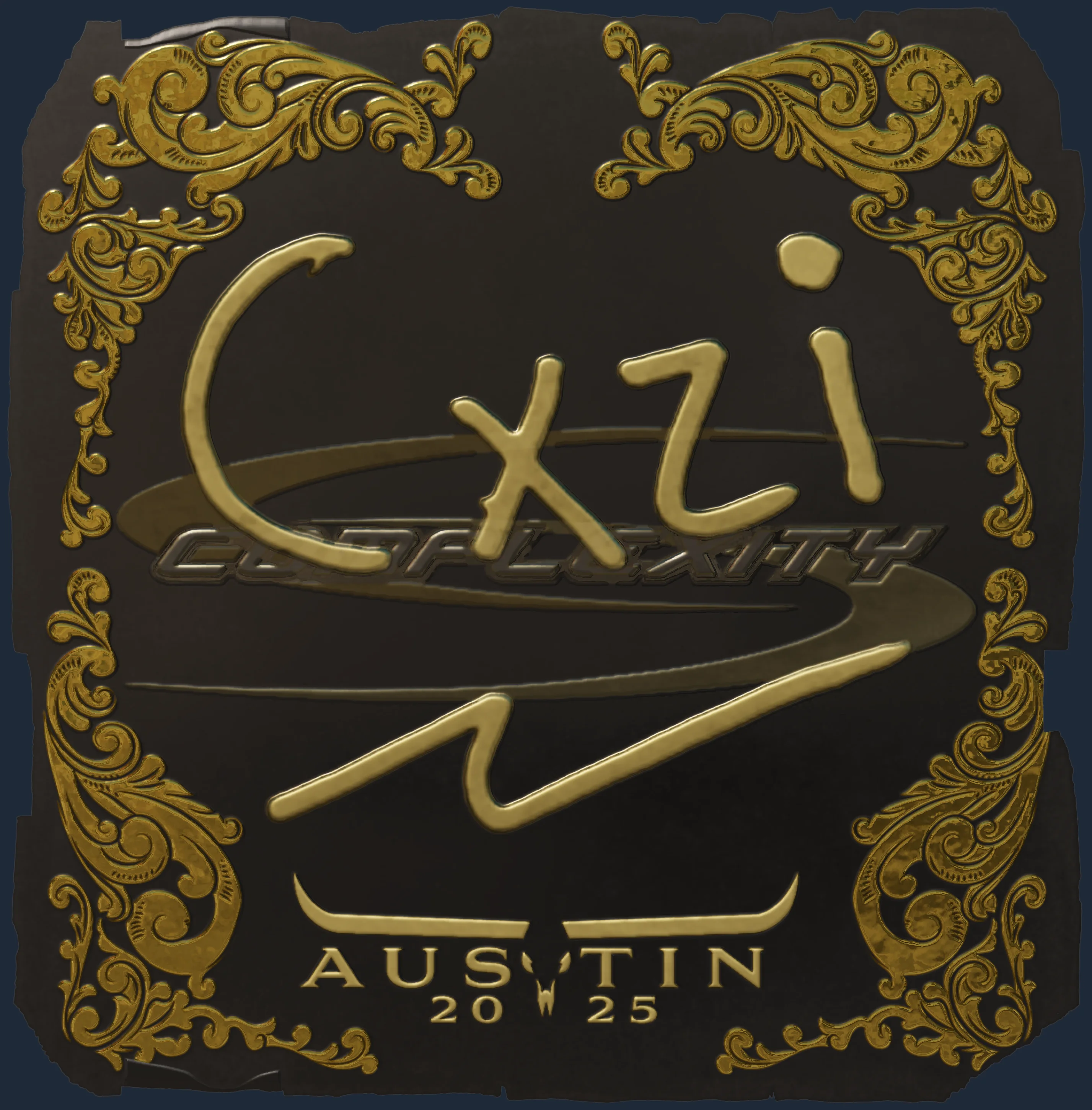 Sticker | Cxzi (Gold) | Austin 2025 Image