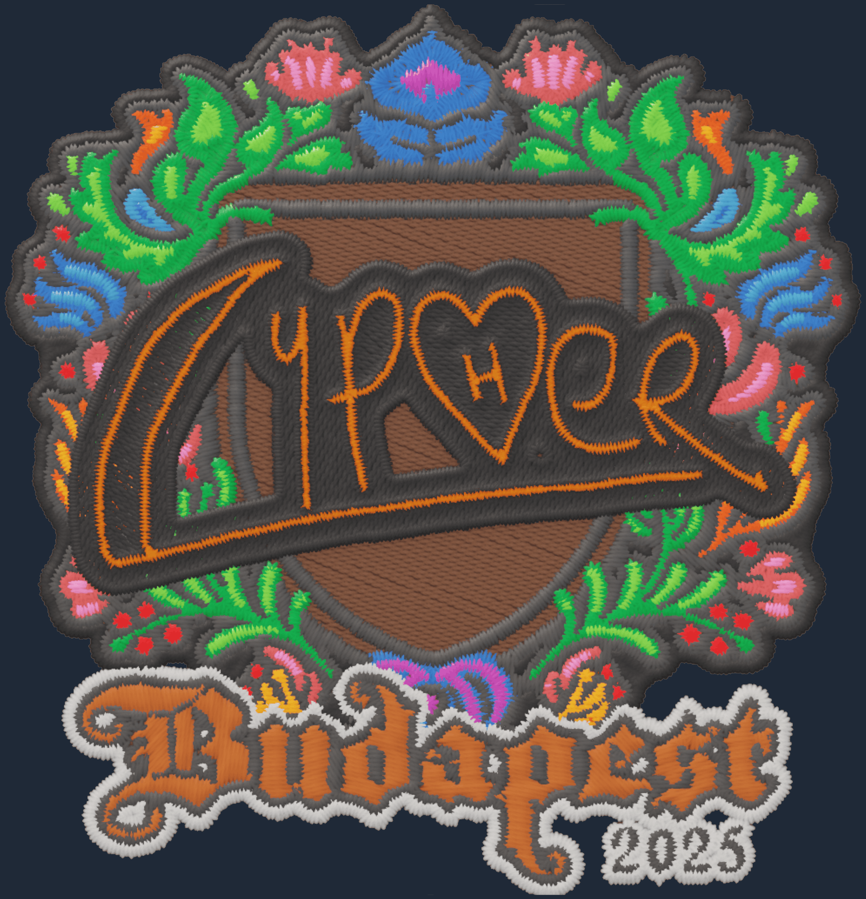 Sticker | Cypher (Embroidered) | Budapest 2025 Image