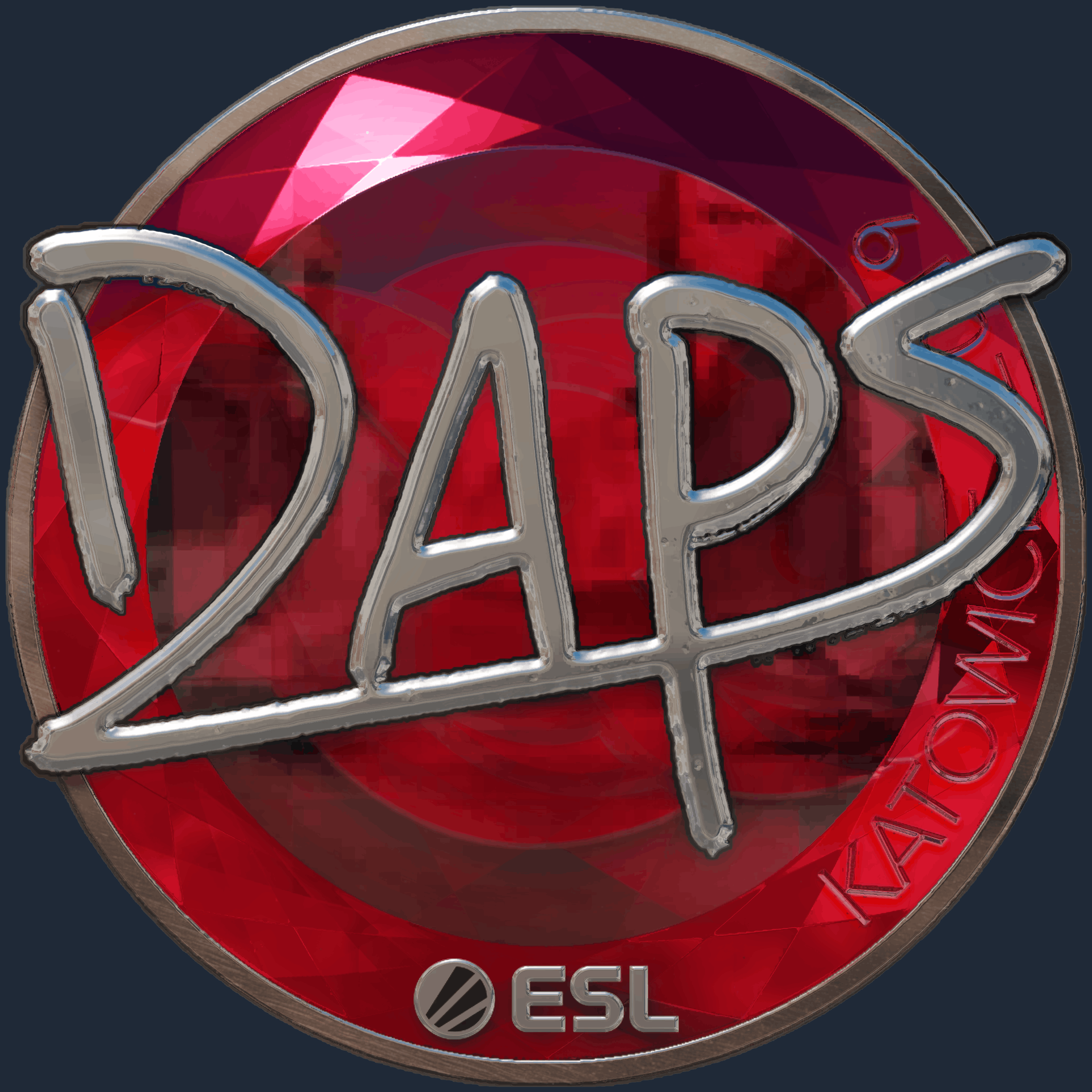 Sticker | daps (Foil) | Katowice 2019 Image