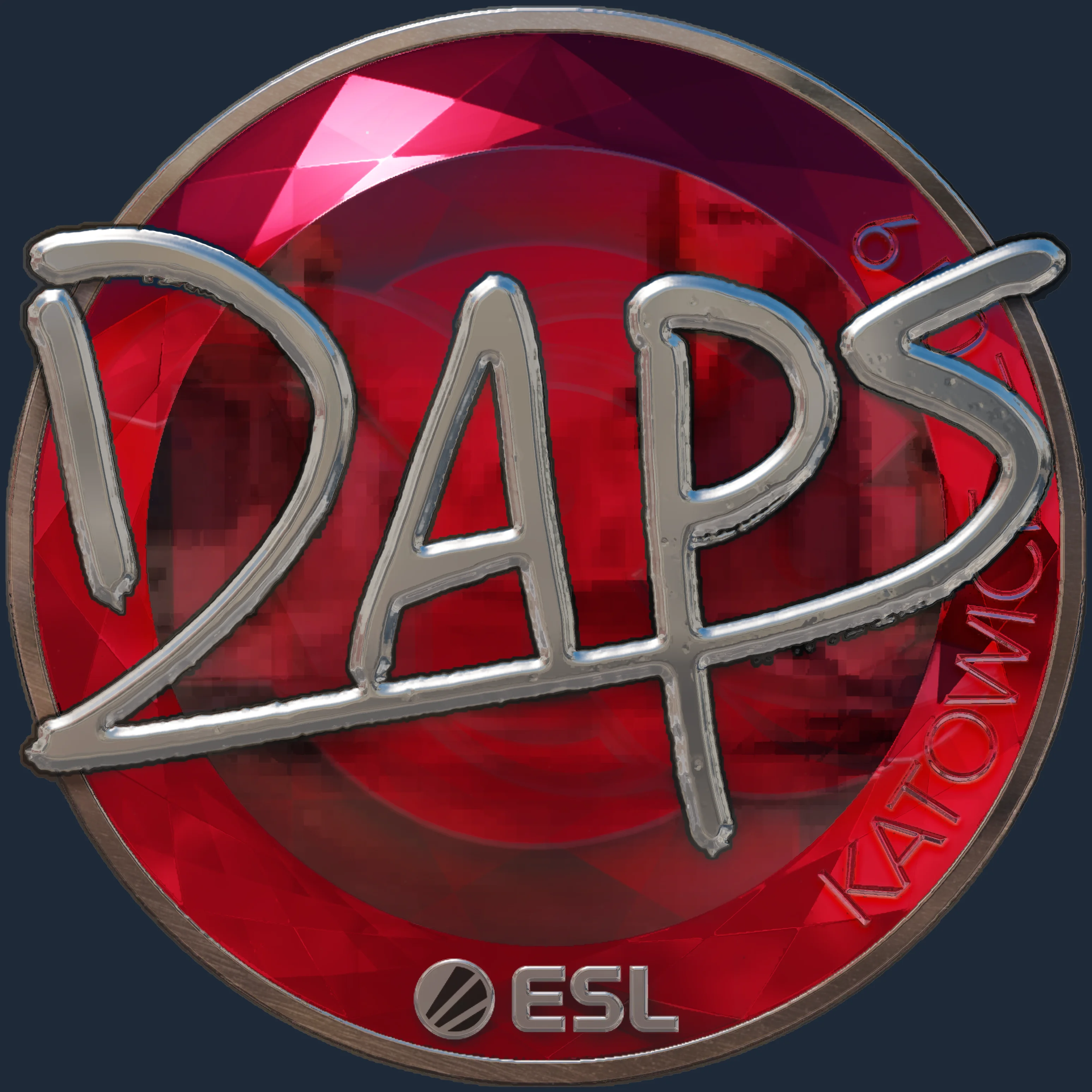 Sticker | daps (Foil) | Katowice 2019 Image