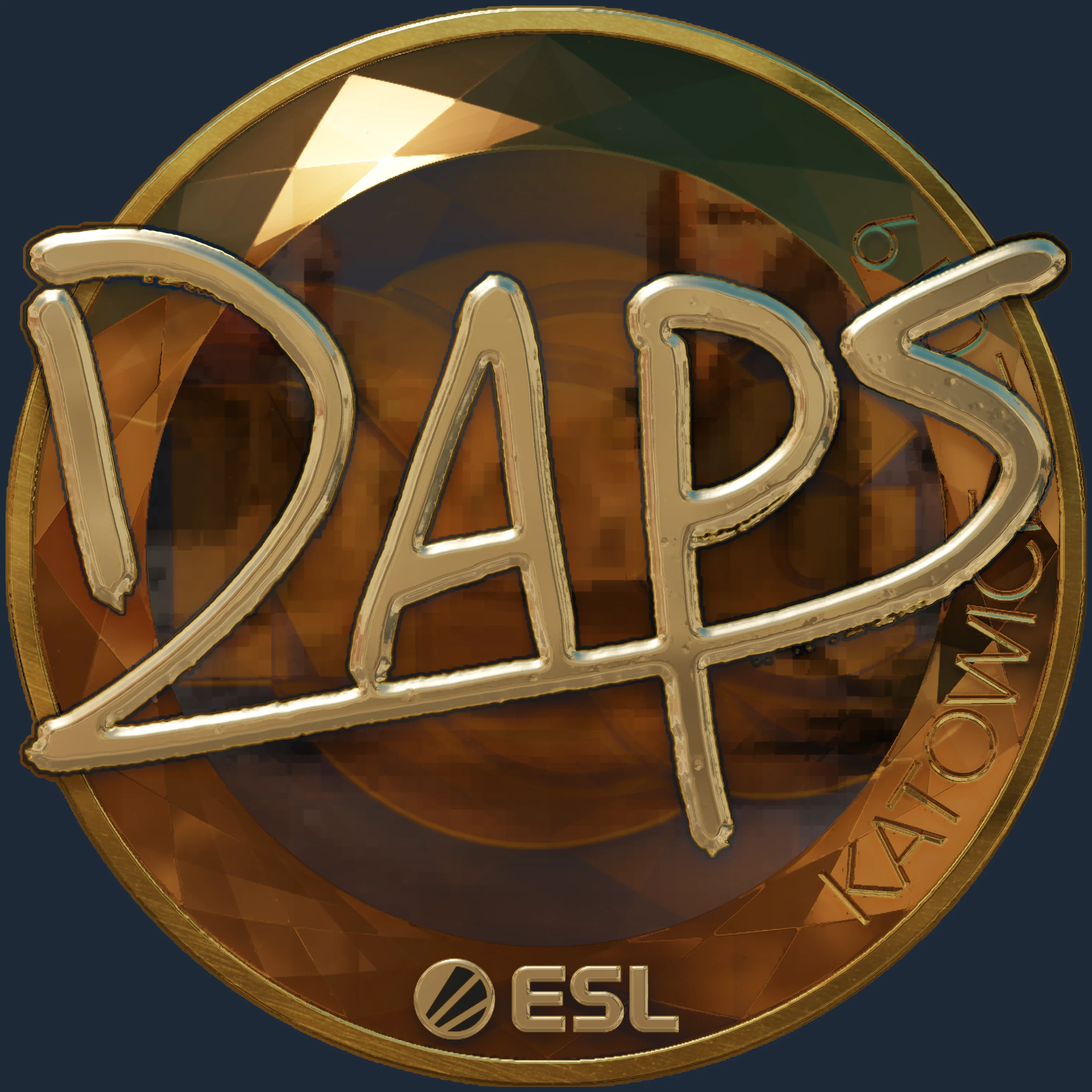 Sticker | daps (Gold) | Katowice 2019 Image